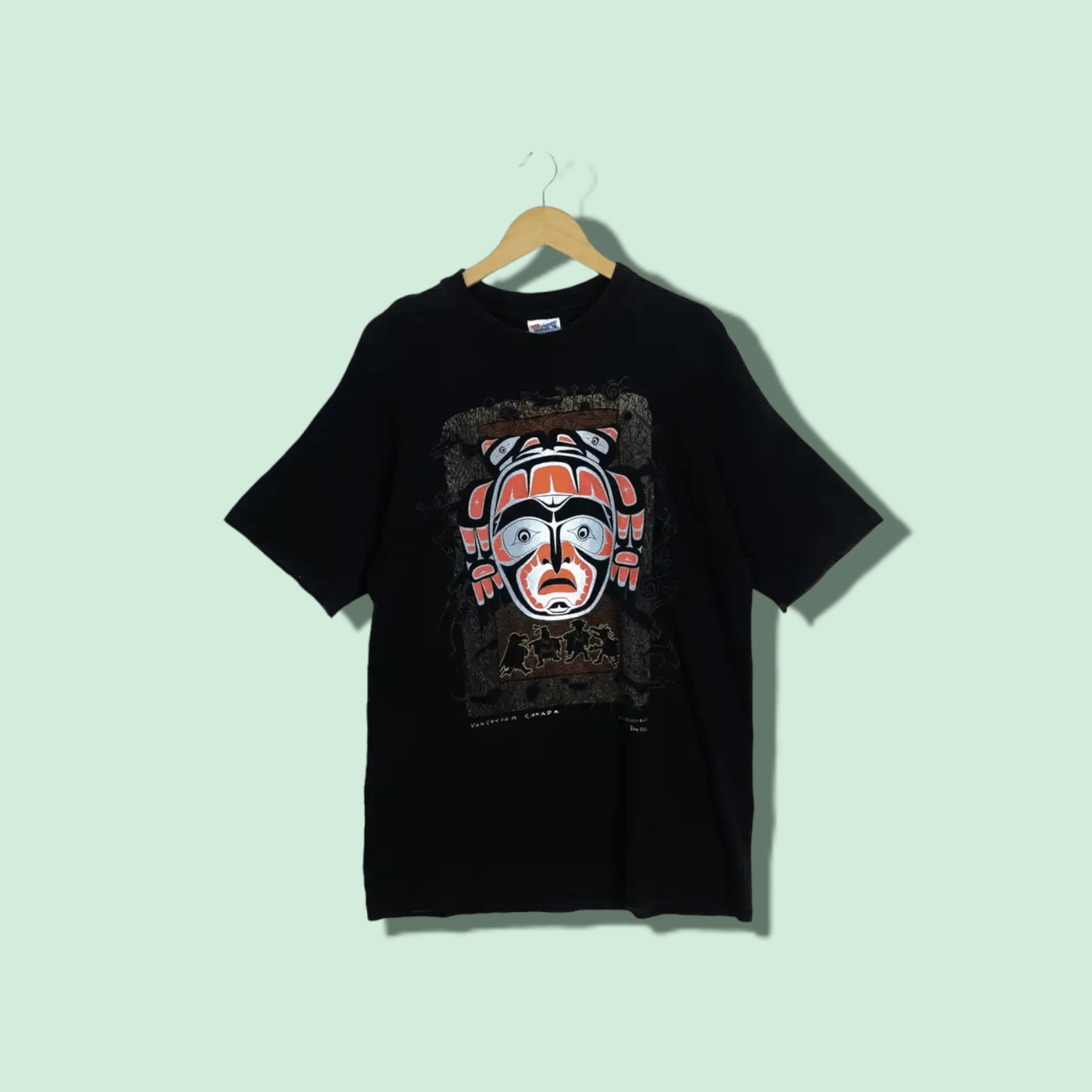 Hanes 90's HANES Vancouver Canada Ren Stacy Graphic T Shirt Size US L / EU 52-54 / 3 - 1 Thumbnail