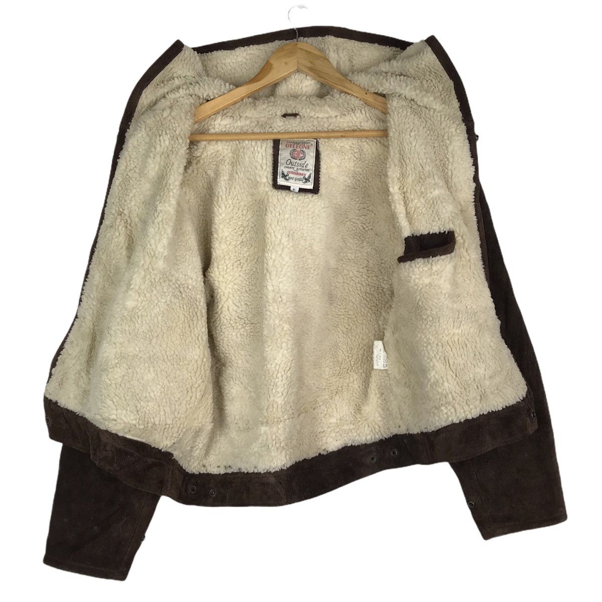 Other Vintage Outdoorsmen Hoodie Sherpa Suede Leather Jacket Size US M / EU 48-50 / 2 - 9 Thumbnail