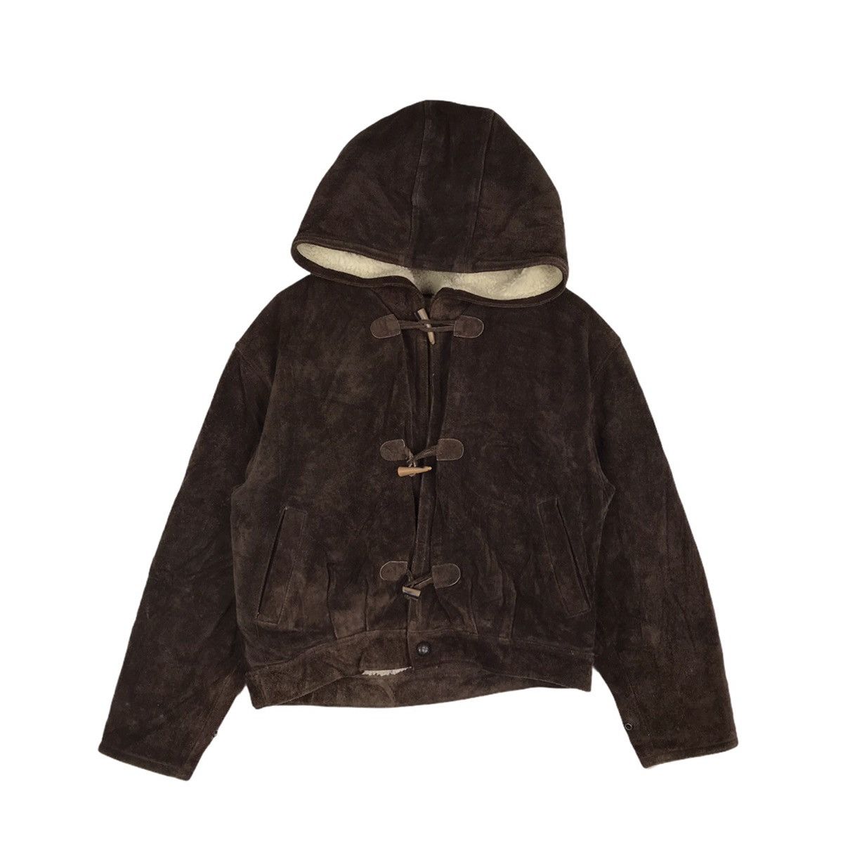 Other Vintage Outdoorsmen Hoodie Sherpa Suede Leather Jacket Size US M / EU 48-50 / 2 - 1 Thumbnail