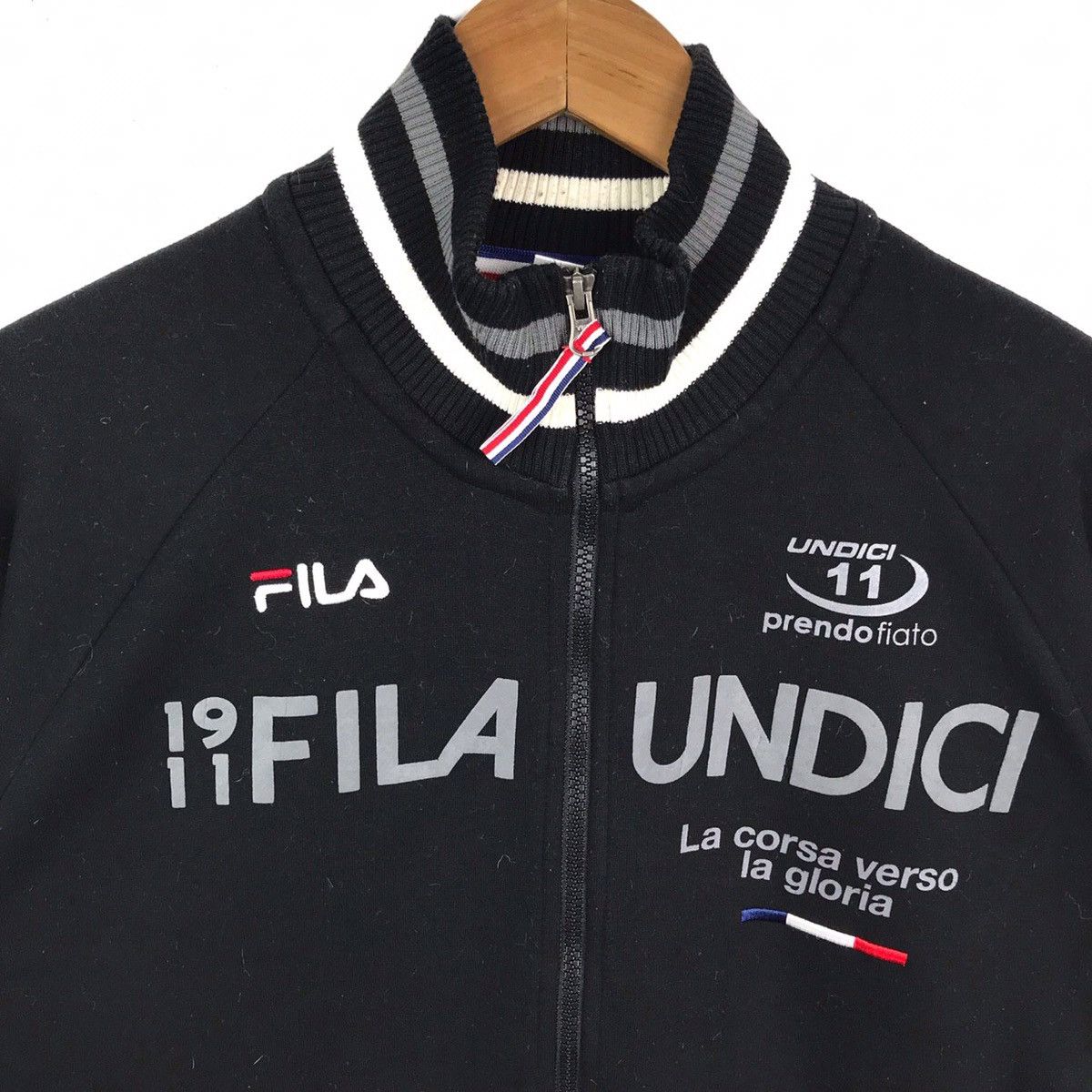Fila Vintage Fila Zipper Sweater Cotton Jacket Size US M / EU 48-50 / 2 - 3 Thumbnail