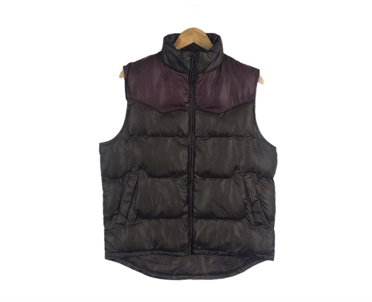 Kansai Yamamoto Vintage Kansai Jeans Sleeveless Zipper Puffer Jacket Size US M / EU 48-50 / 2 - 1 Thumbnail