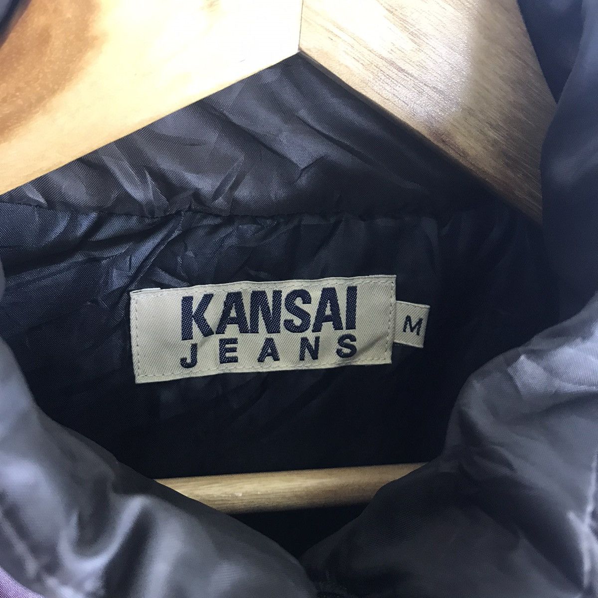 Kansai Yamamoto Vintage Kansai Jeans Sleeveless Zipper Puffer Jacket Size US M / EU 48-50 / 2 - 3 Thumbnail