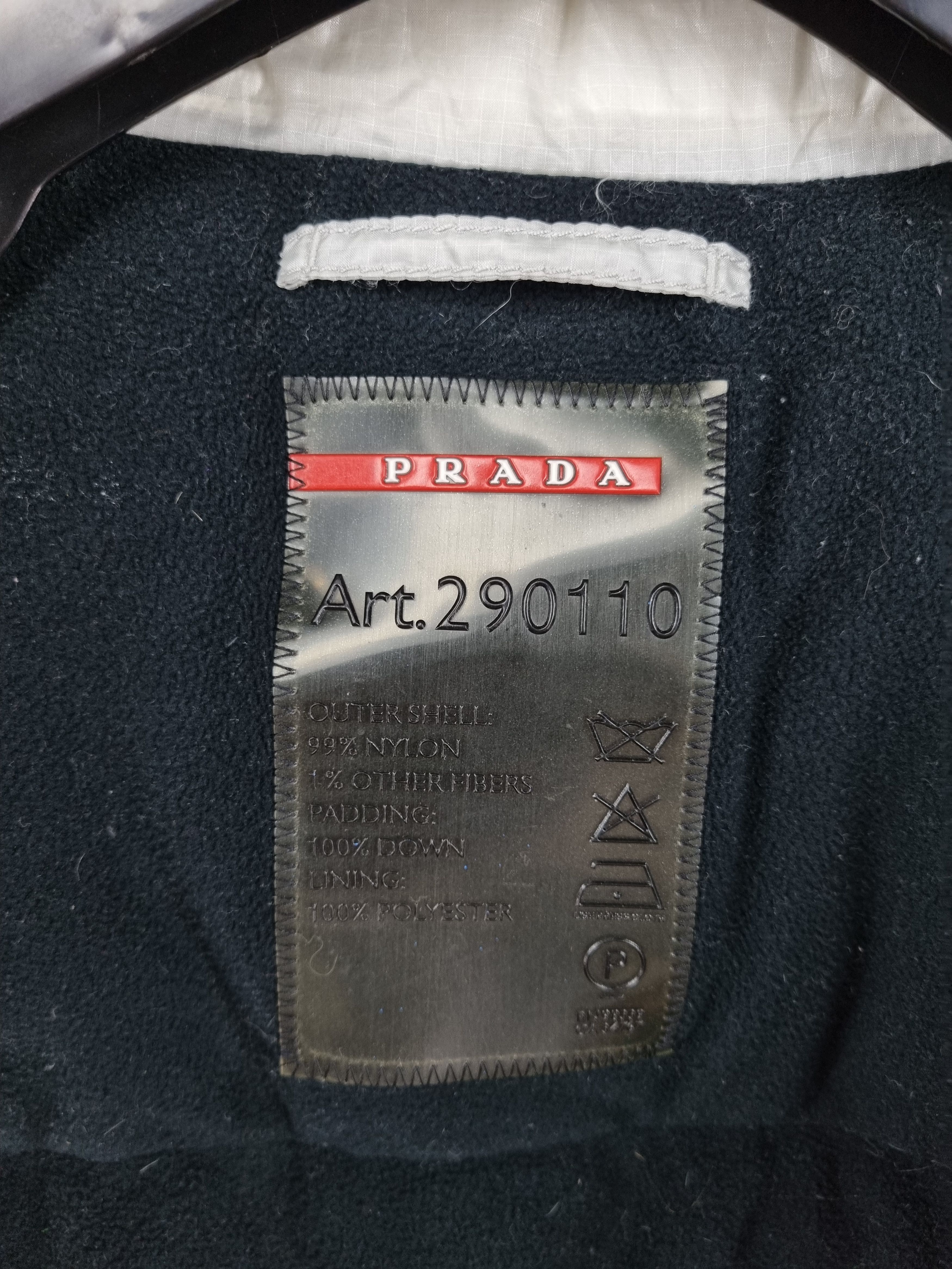 Prada Rare 90s PRADA Vintage Down Vest Nylon Size M / US 6-8 / IT 42-44 - 11 Thumbnail