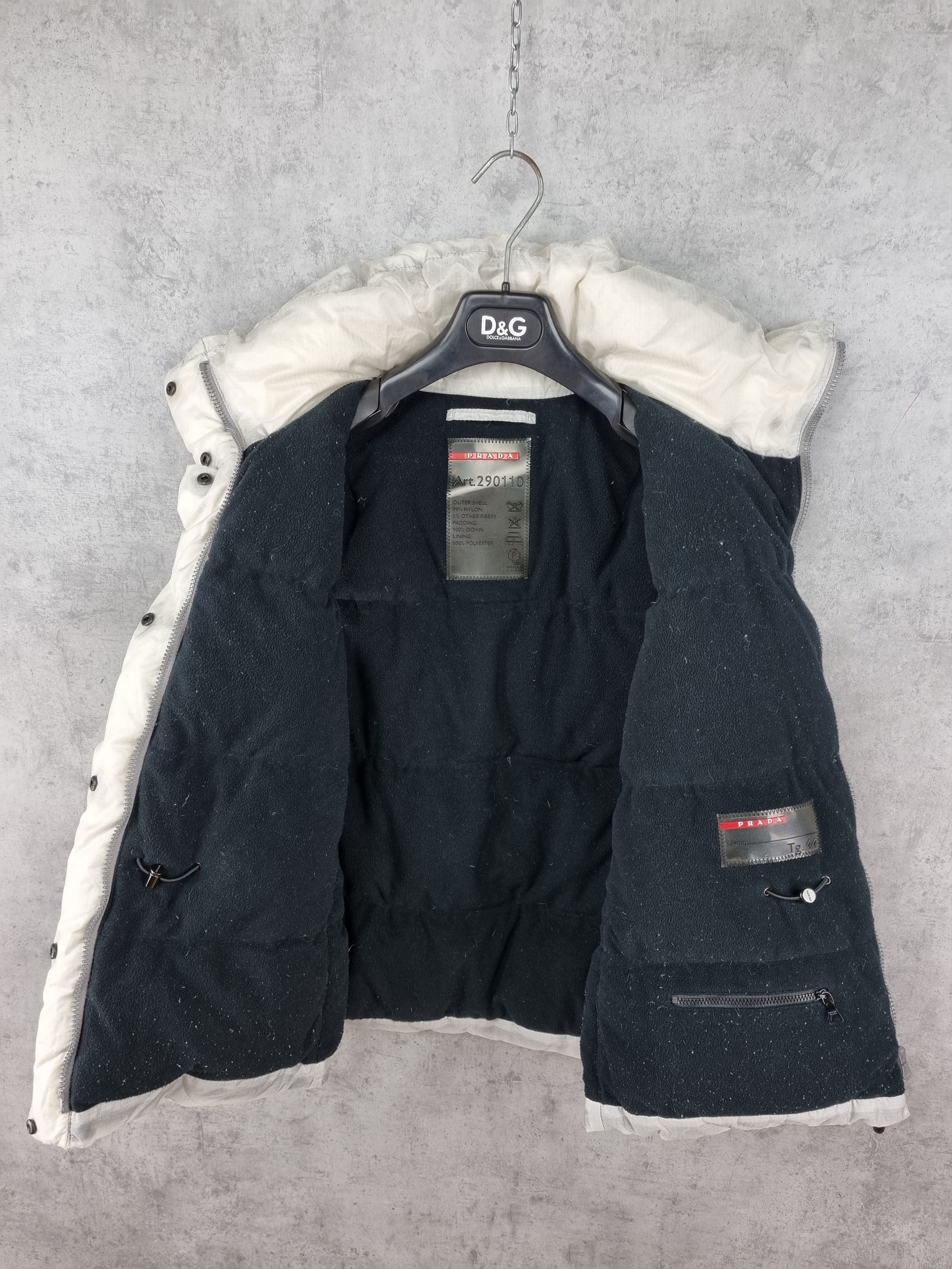 Prada Rare 90s PRADA Vintage Down Vest Nylon Size M / US 6-8 / IT 42-44 - 4 Thumbnail