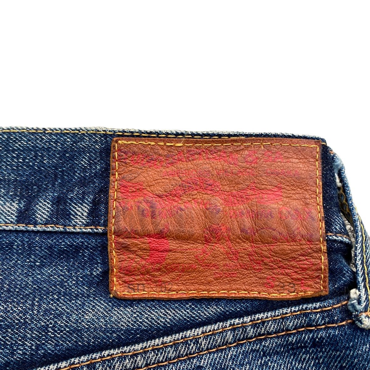 Studio D'Artisan Vtg Studio D’artisan Natural Worn Blue Selvedge Size US 31 - 16 Thumbnail