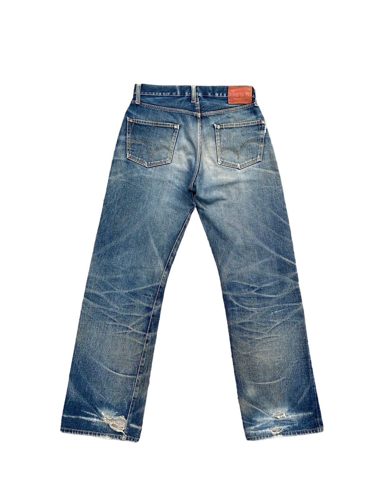 Studio D'Artisan Vtg Studio D’artisan Natural Worn Blue Selvedge Size US 31 - 7 Thumbnail