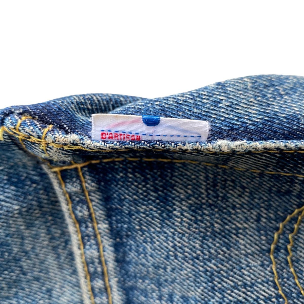 Studio D'Artisan Vtg Studio D’artisan Natural Worn Blue Selvedge Size US 31 - 17 Thumbnail