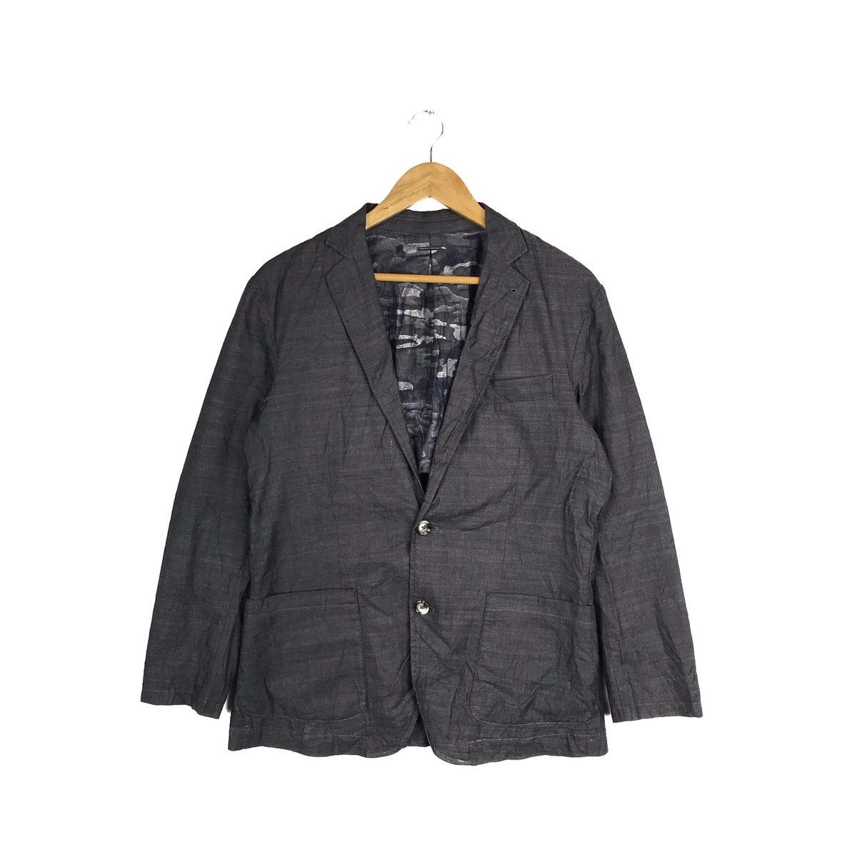 Emporio Armani Emporio Armani Jeans Blazer Coat Jacket Size US M / EU 48-50 / 2 - 1 Thumbnail
