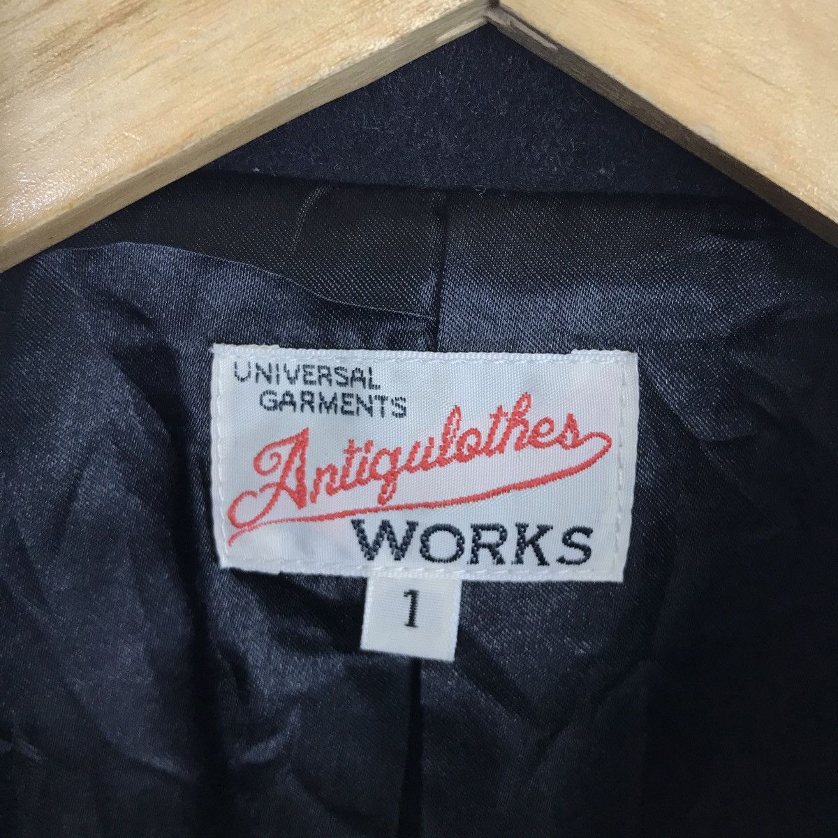 Japanese Brand Vintage Universal Garment Workwear Zip Up Wool Jacket Size US S / EU 44-46 / 1 - 6 Thumbnail