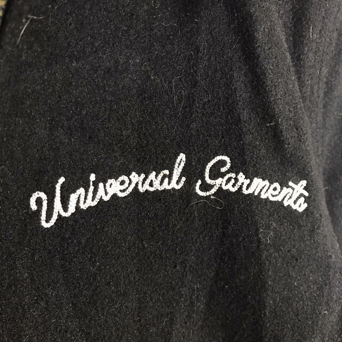 Japanese Brand Vintage Universal Garment Workwear Zip Up Wool Jacket Size US S / EU 44-46 / 1 - 5 Thumbnail