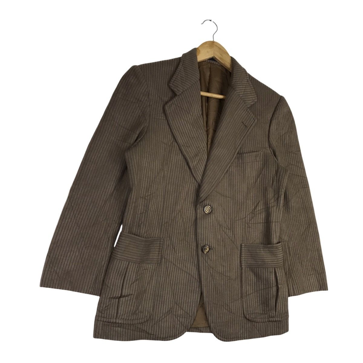 Designer Vintage Jean Laurent Corduroy Coat Blazer Jacket Size US S / EU 44-46 / 1 - 4 Thumbnail