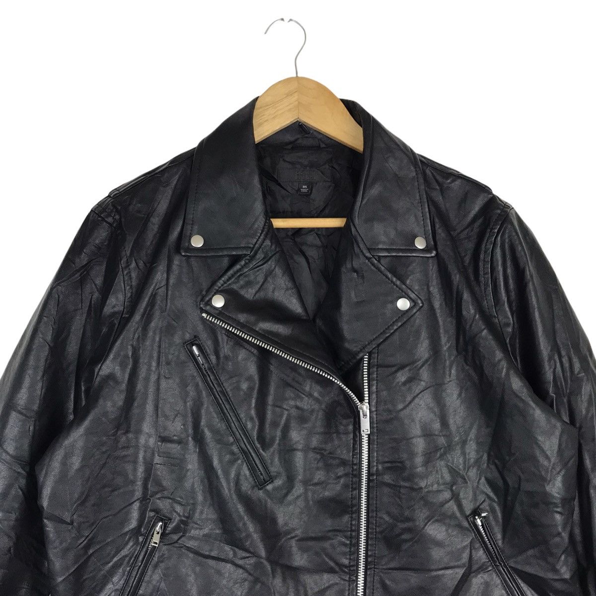 Seditionaries × Uniqlo Uniqlo Seditionaries Punk Zip Up Black Jacket Size US XXL / EU 58 / 5 - 2 Thumbnail