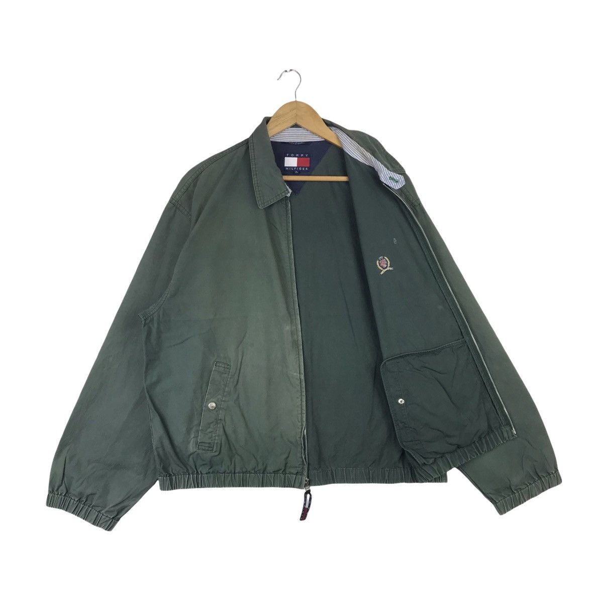 Tommy Hilfiger Vintage Faded Tommy Hilfiger Zip Up Jacket Size US M / EU 48-50 / 2 - 7 Thumbnail