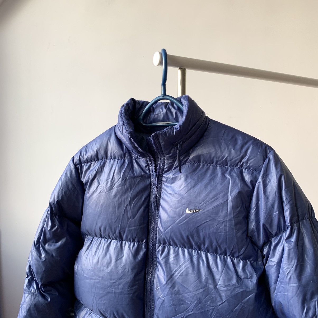 Nike 00s Nike Down Puffer Jacket Sky Blue Size M / US 6-8 / IT 42-44 - 2 Thumbnail