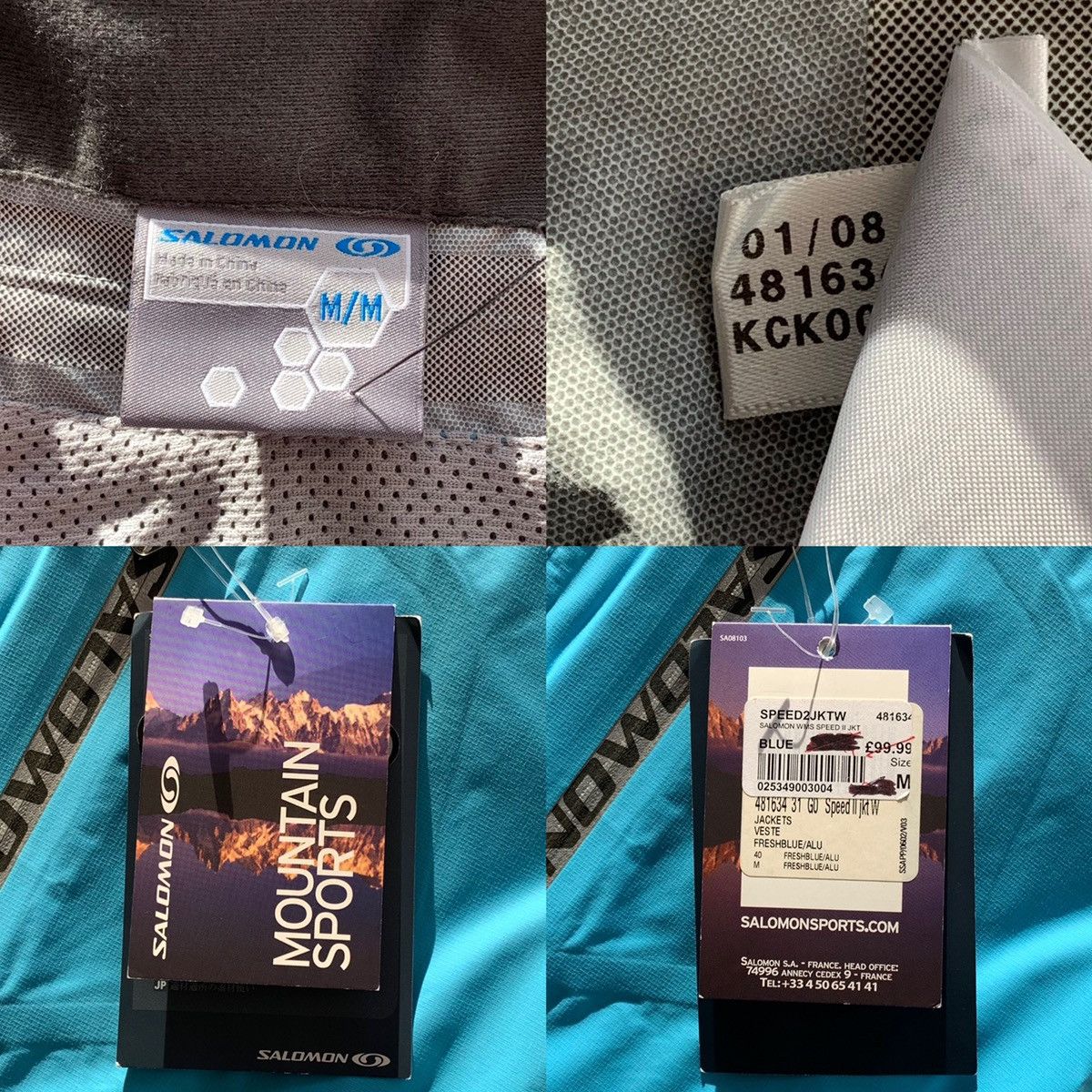 Salomon !DS 2008 Salomon Speed II Light Clima Pro Jacket Size M / US 6-8 / IT 42-44 - 14 Thumbnail