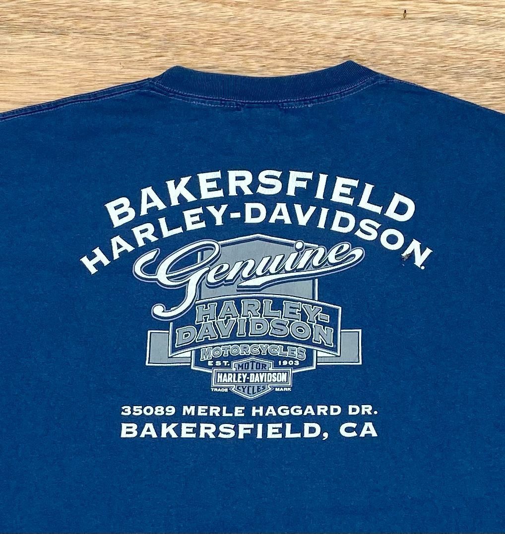 Harley Davidson × Vintage vintage tee D 35 Harley Davidson Size US XXL / EU 58 / 5 - 2 Thumbnail