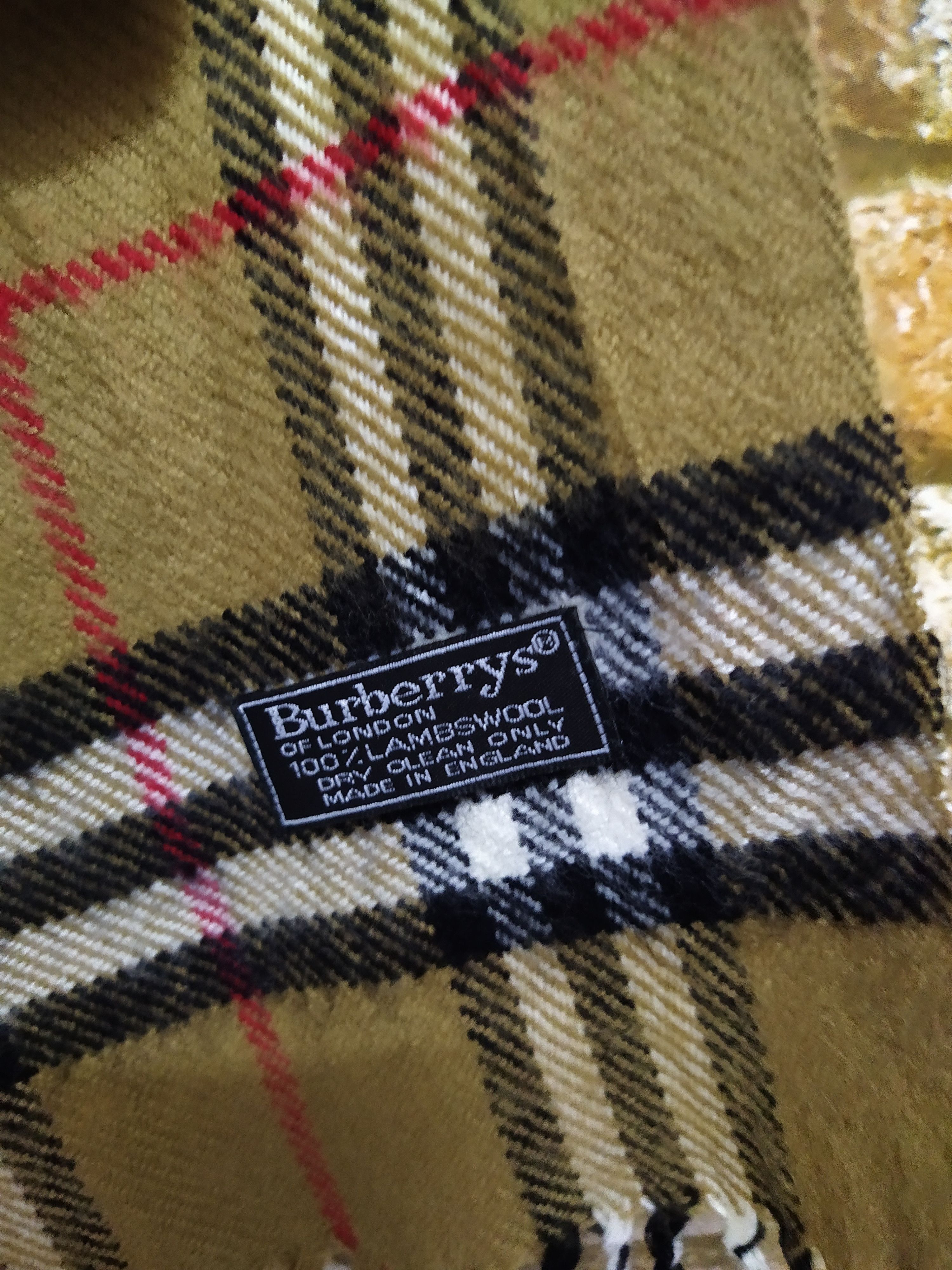 Burberry BURBERRY MUFFKER SCARVES NOVA CHECK LAMBWOOLS (C58) Size ONE SIZE - 2 Thumbnail