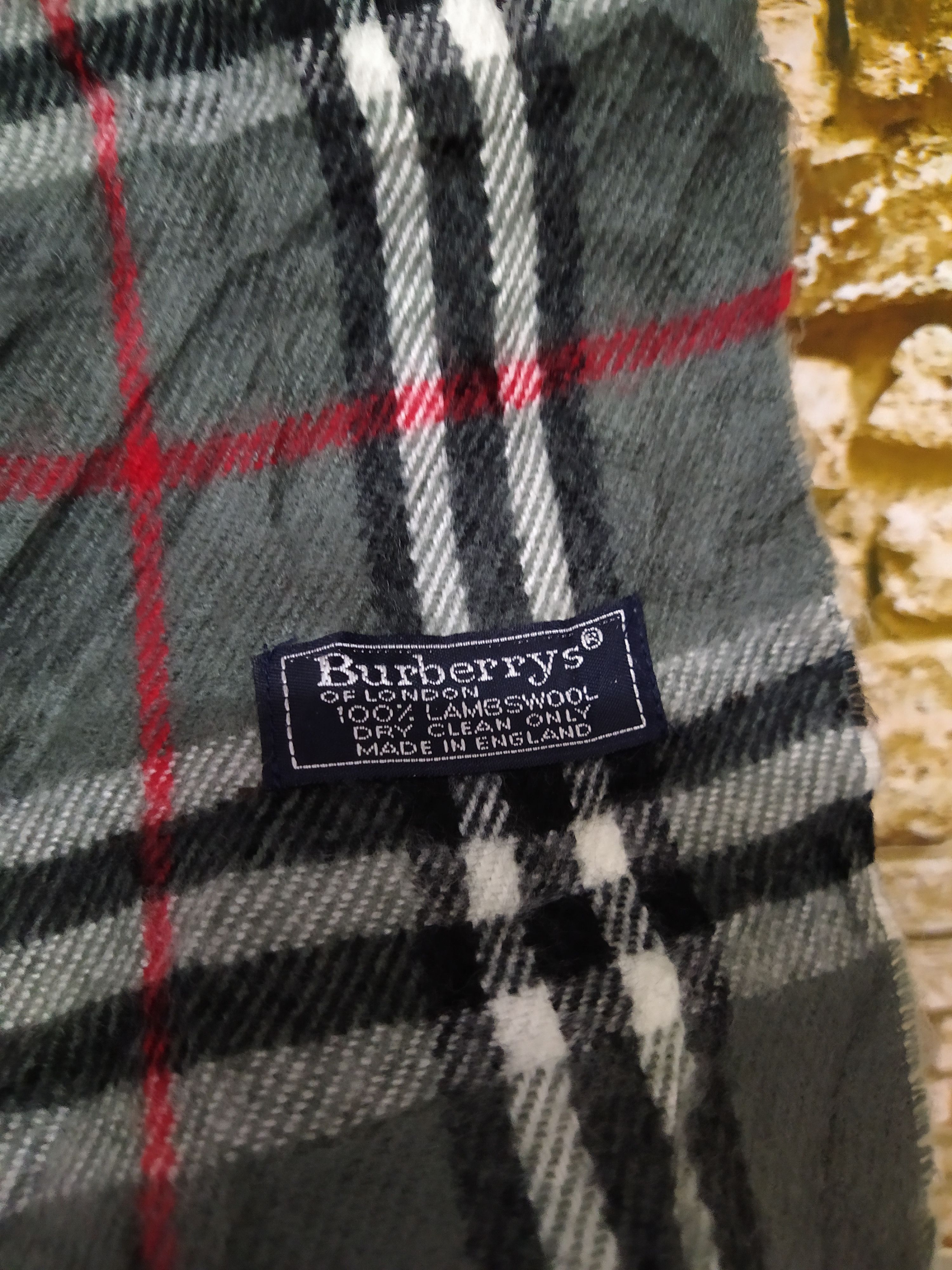 Burberry BURBERRY MUFFKER SCARVES NOVA CHECK LAMBWOOLS (C60) Size ONE SIZE - 2 Thumbnail