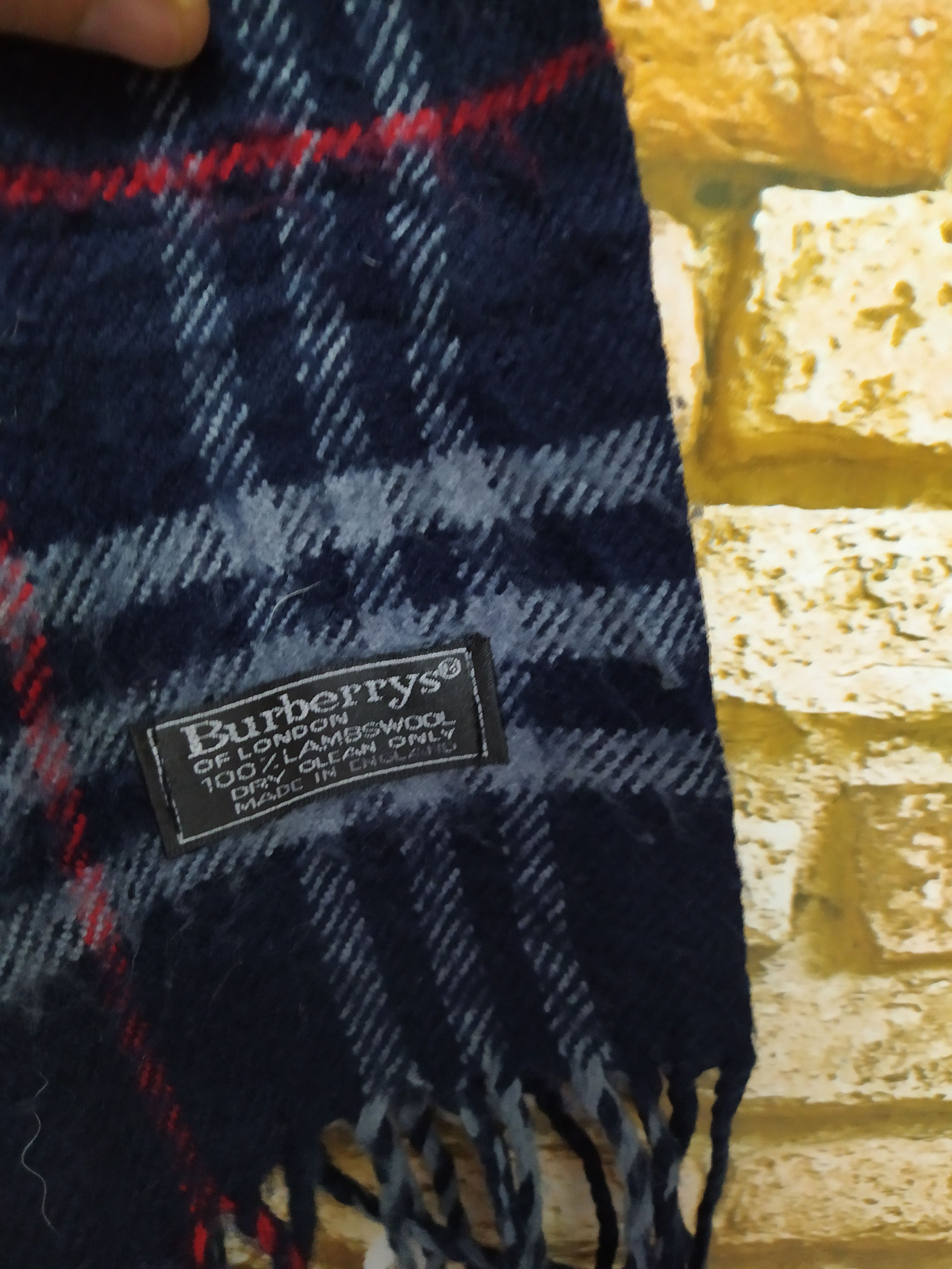 Burberry BURBERRY MUFFKER SCARVES NOVA CHECK LAMBWOOLS (C62) Size ONE SIZE - 2 Thumbnail