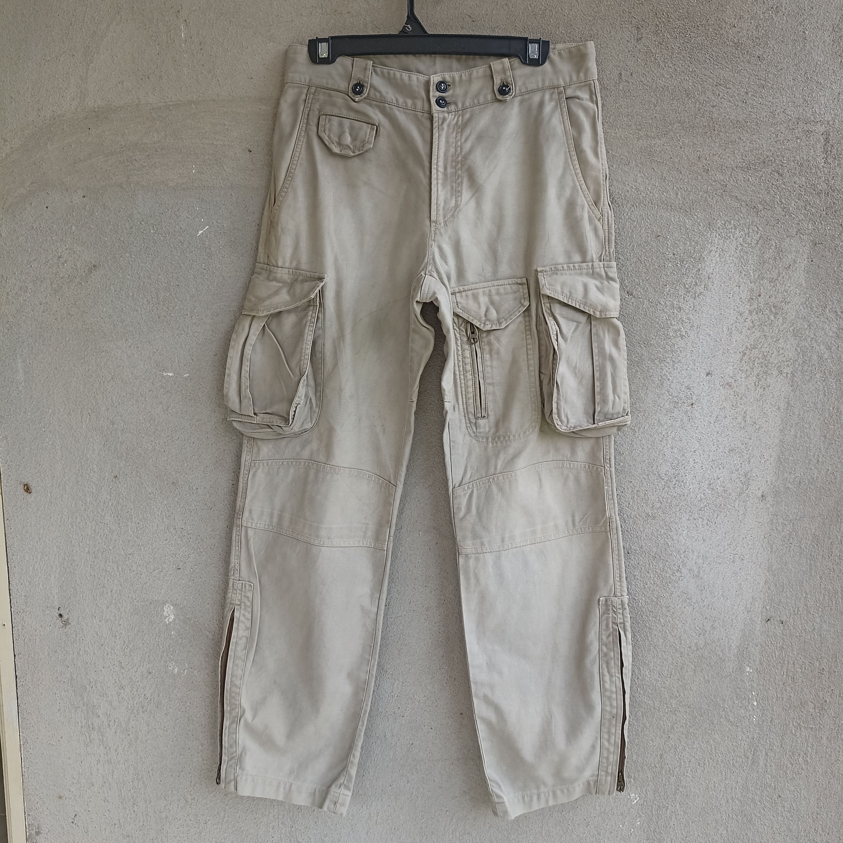 Japanese Brand Homareya 10 Multipocket Utility Cargo Pant Size US 31 - 1 Thumbnail