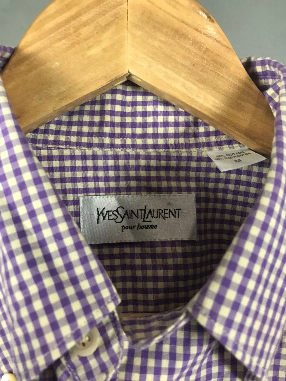 Yves Saint Laurent YSL Yves Saint Laurent Luxury Vintage Shirt Size US M / EU 48-50 / 2 - 3 Thumbnail
