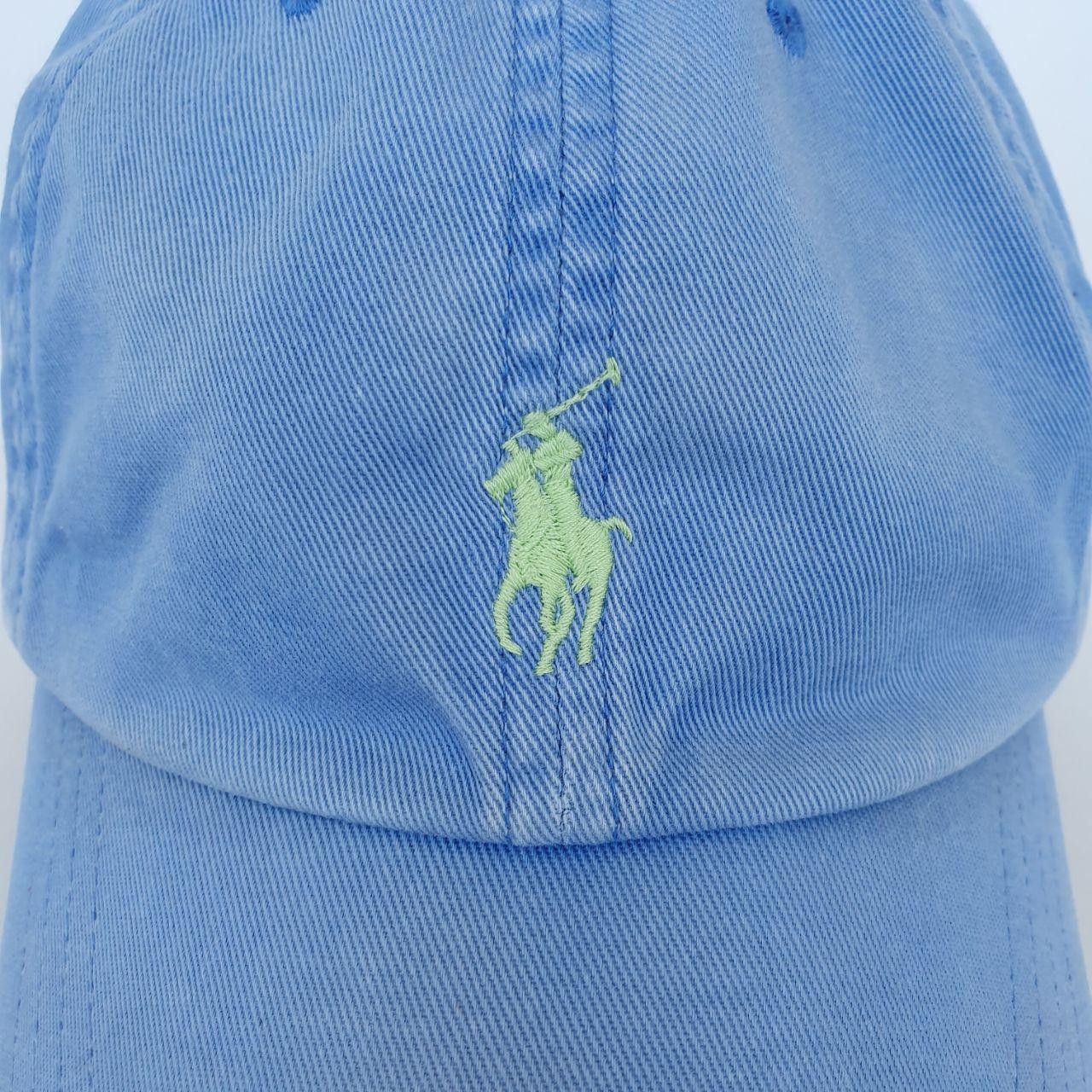 Polo Ralph Lauren × Ralph Lauren × Vintage Polo by Ralph Lauren Embroidery Logo Leather belt back Cap. Size ONE SIZE - 3 Thumbnail