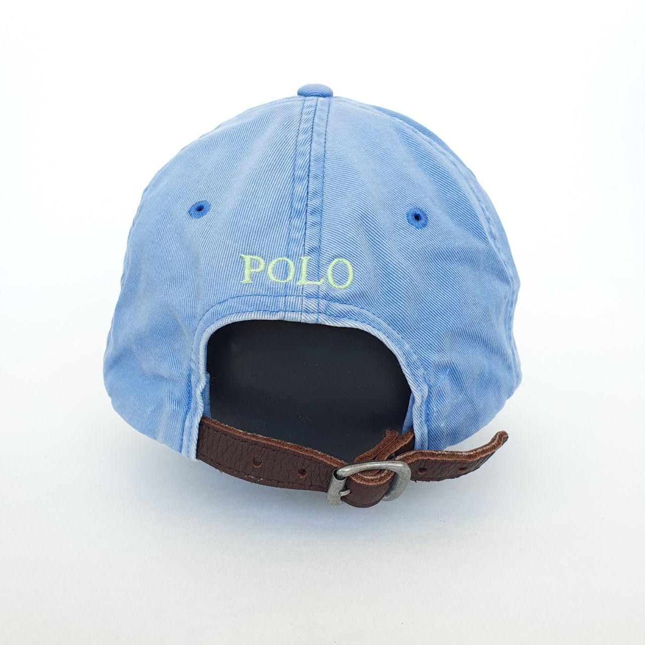 Polo Ralph Lauren × Ralph Lauren × Vintage Polo by Ralph Lauren Embroidery Logo Leather belt back Cap. Size ONE SIZE - 7 Thumbnail