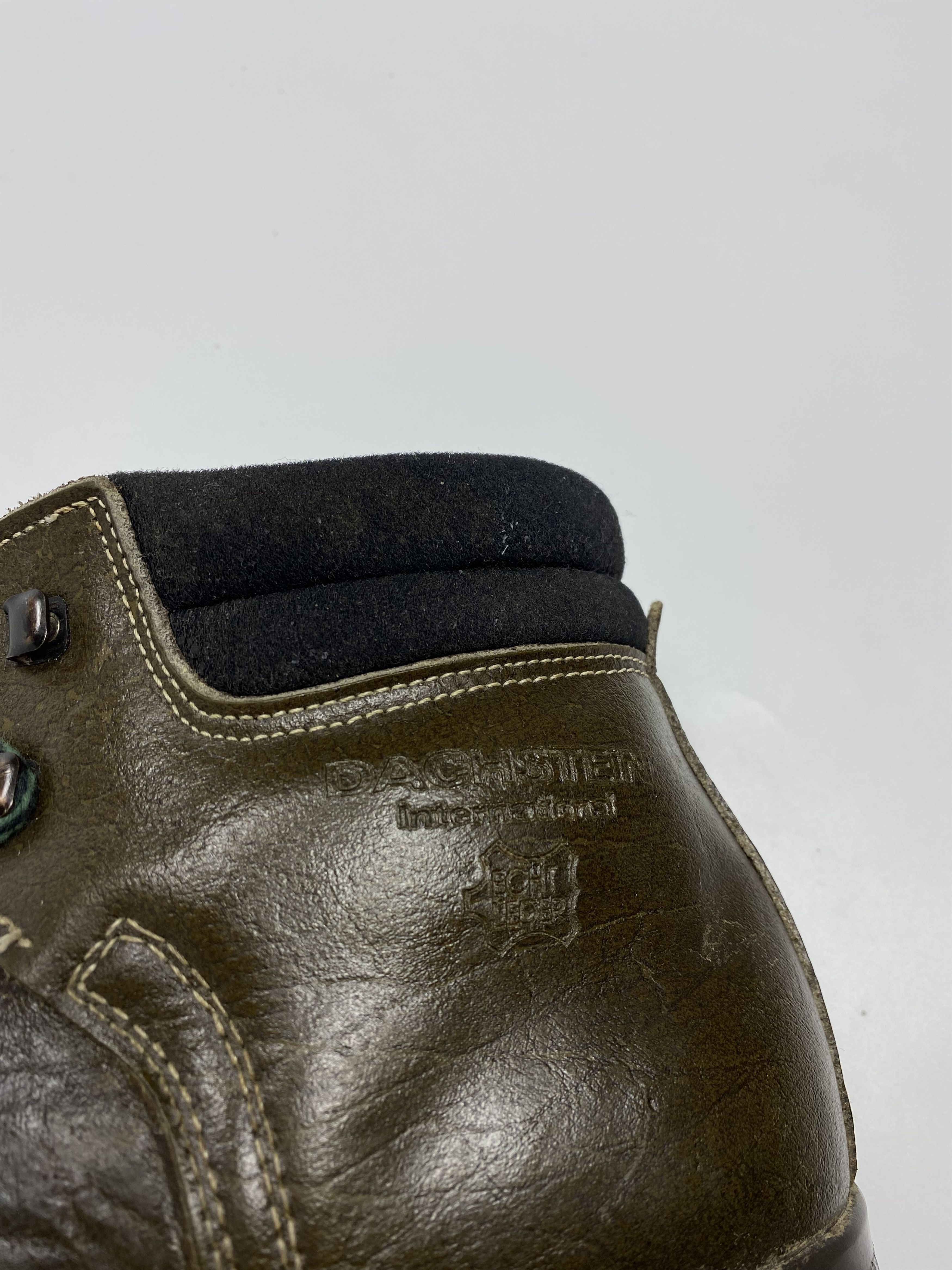 Genuine Leather Dachstein 80s Vintage Mountaineering Hiking Leather Boots Size US 7 / EU 40 - 5 Thumbnail