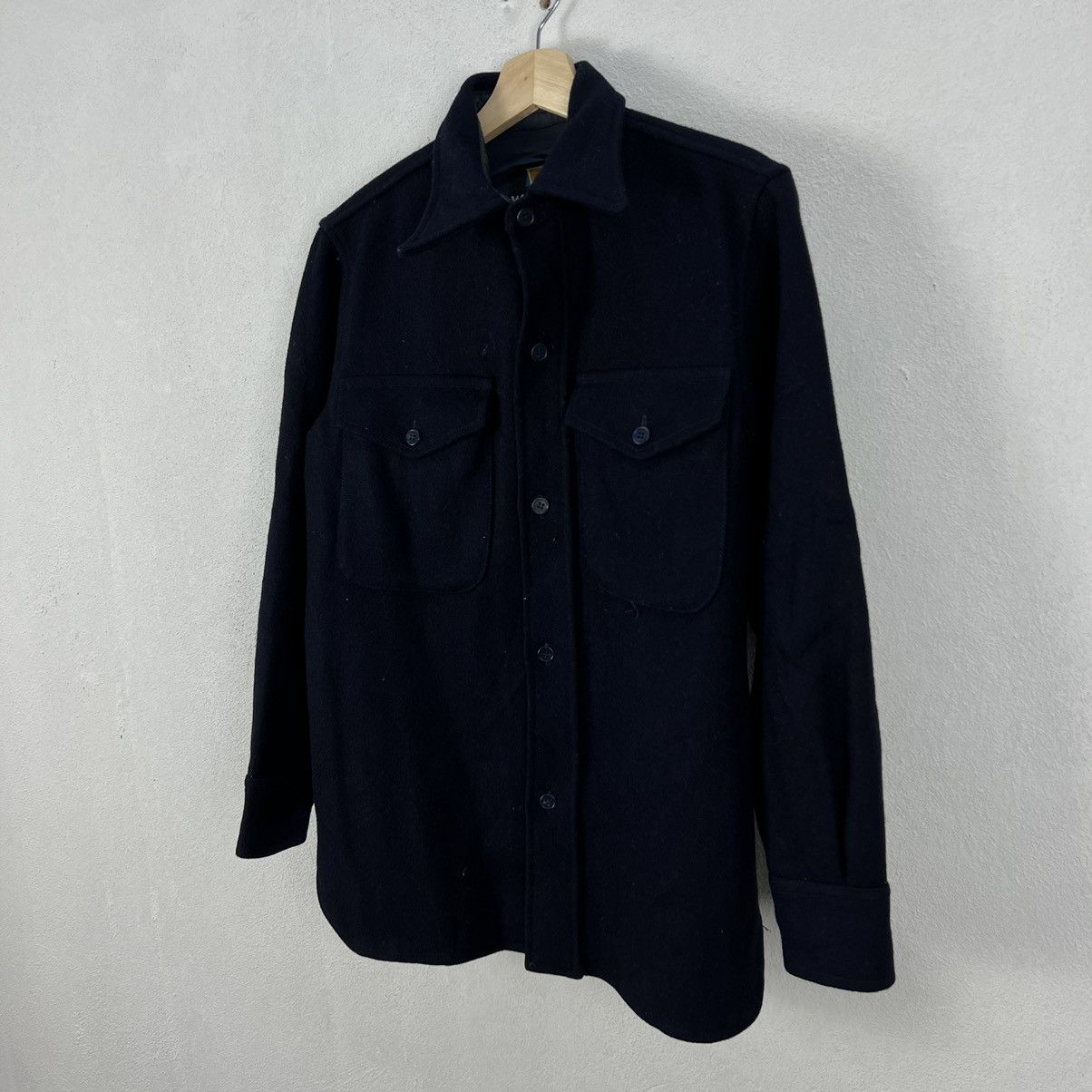 Japanese Brand VINTAGE WRANGLER SHIRT BUTTON UPS WOOL Size US M / EU 48-50 / 2 - 2 Thumbnail