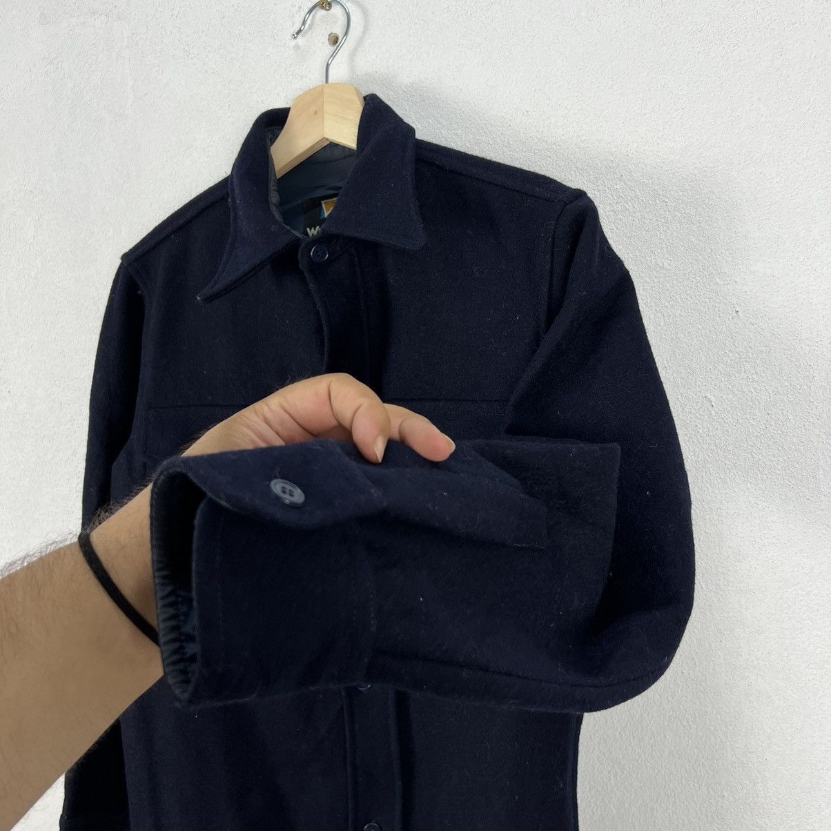 Japanese Brand VINTAGE WRANGLER SHIRT BUTTON UPS WOOL Size US M / EU 48-50 / 2 - 5 Thumbnail