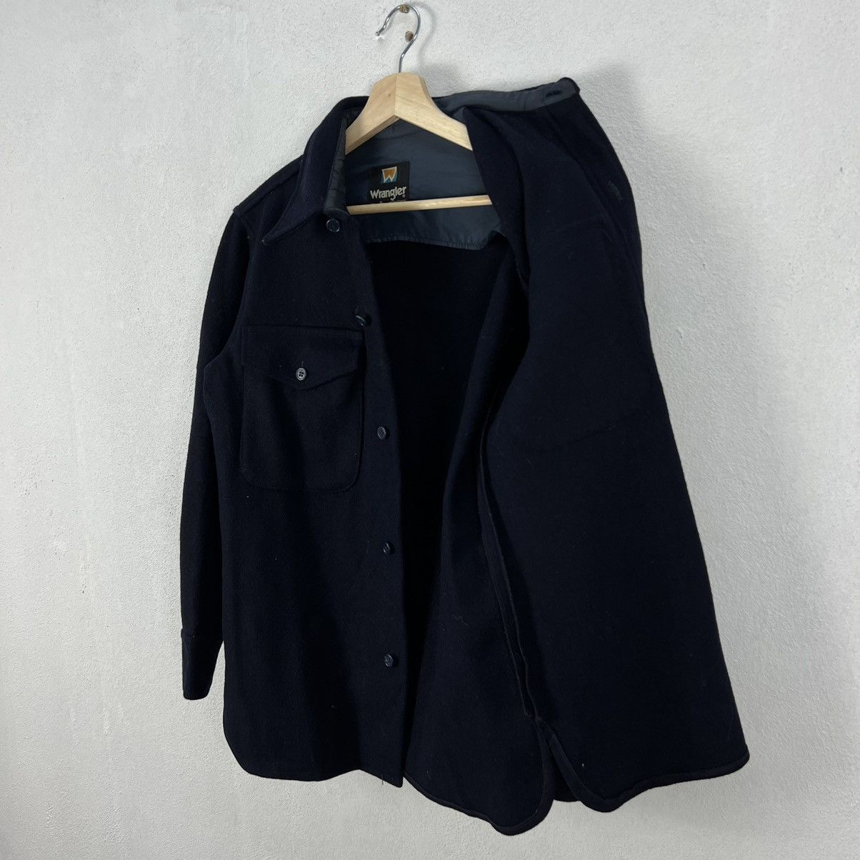 Japanese Brand VINTAGE WRANGLER SHIRT BUTTON UPS WOOL Size US M / EU 48-50 / 2 - 10 Thumbnail