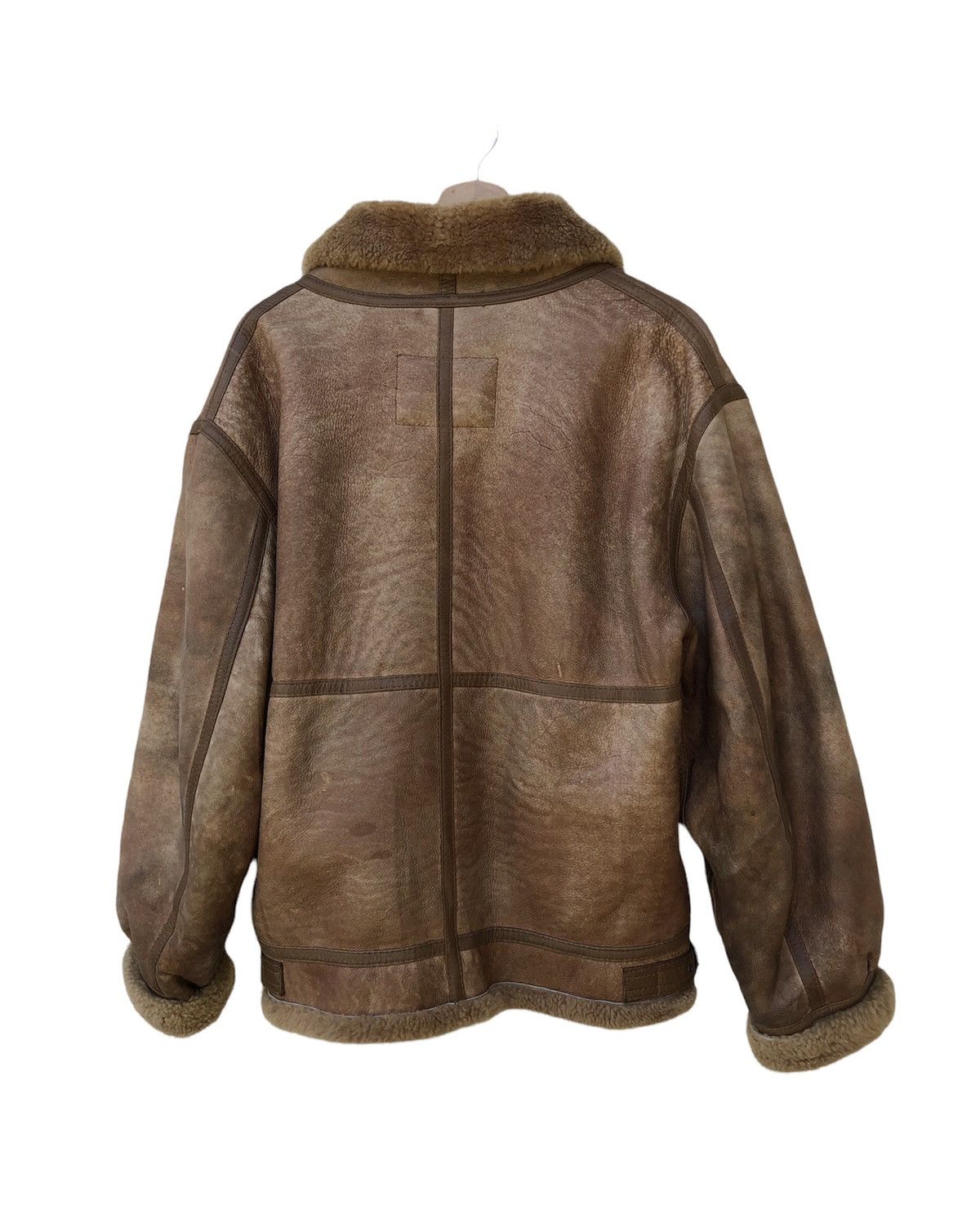 Aviator Nation 🔥B3US Army Air Force Sheepskin Shearling Jacket Coat Size US L / EU 52-54 / 3 - 2 Thumbnail