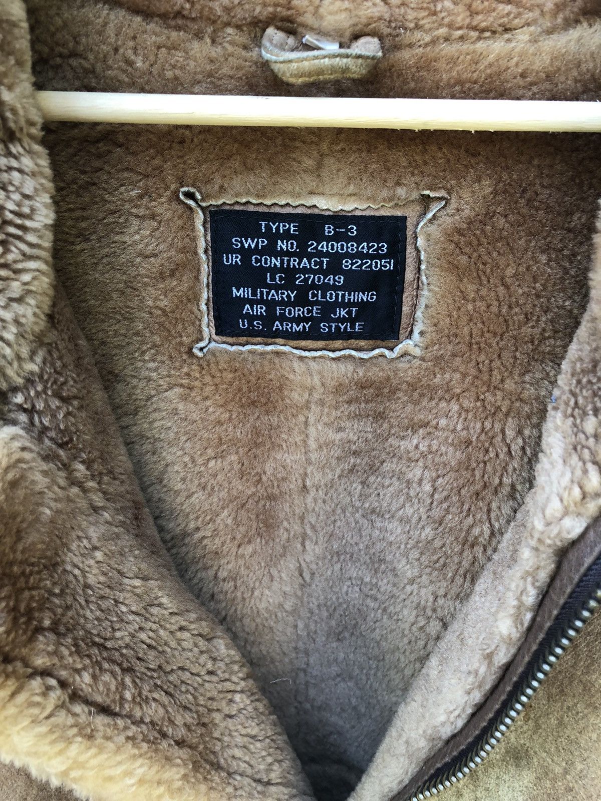 Aviator Nation 🔥B3US Army Air Force Sheepskin Shearling Jacket Coat Size US L / EU 52-54 / 3 - 4 Thumbnail