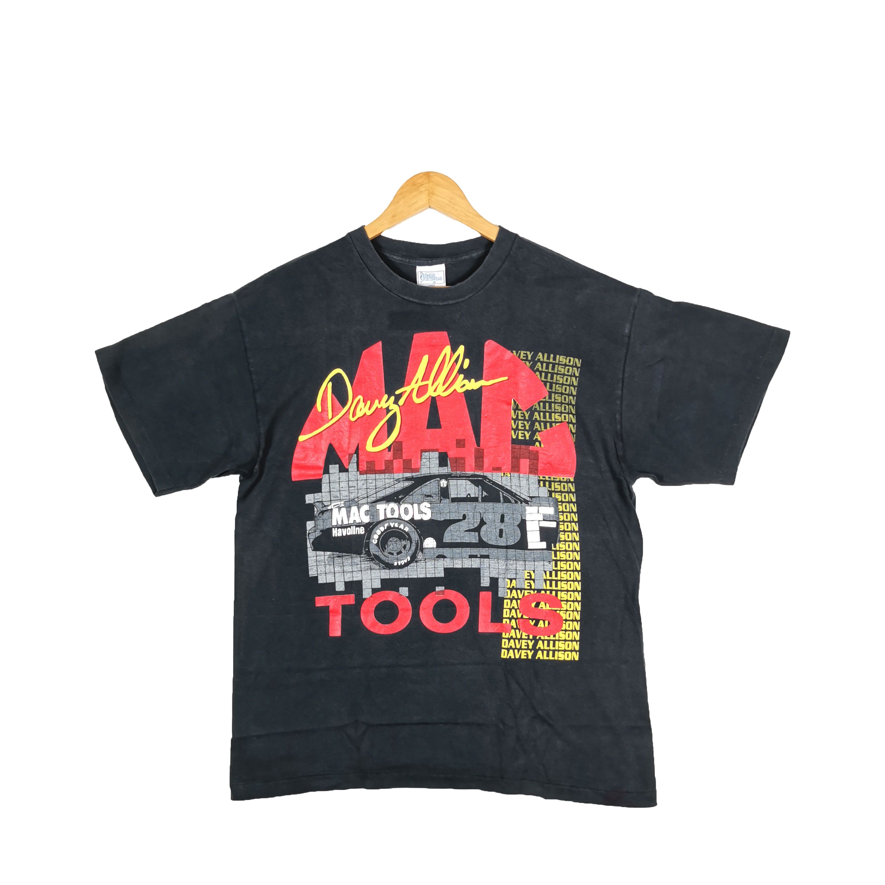 NASCAR × Vintage Vintage Davey Allison MAC Tools T-Shirt Havoline Goodyear Size US L / EU 52-54 / 3 - 1 Thumbnail