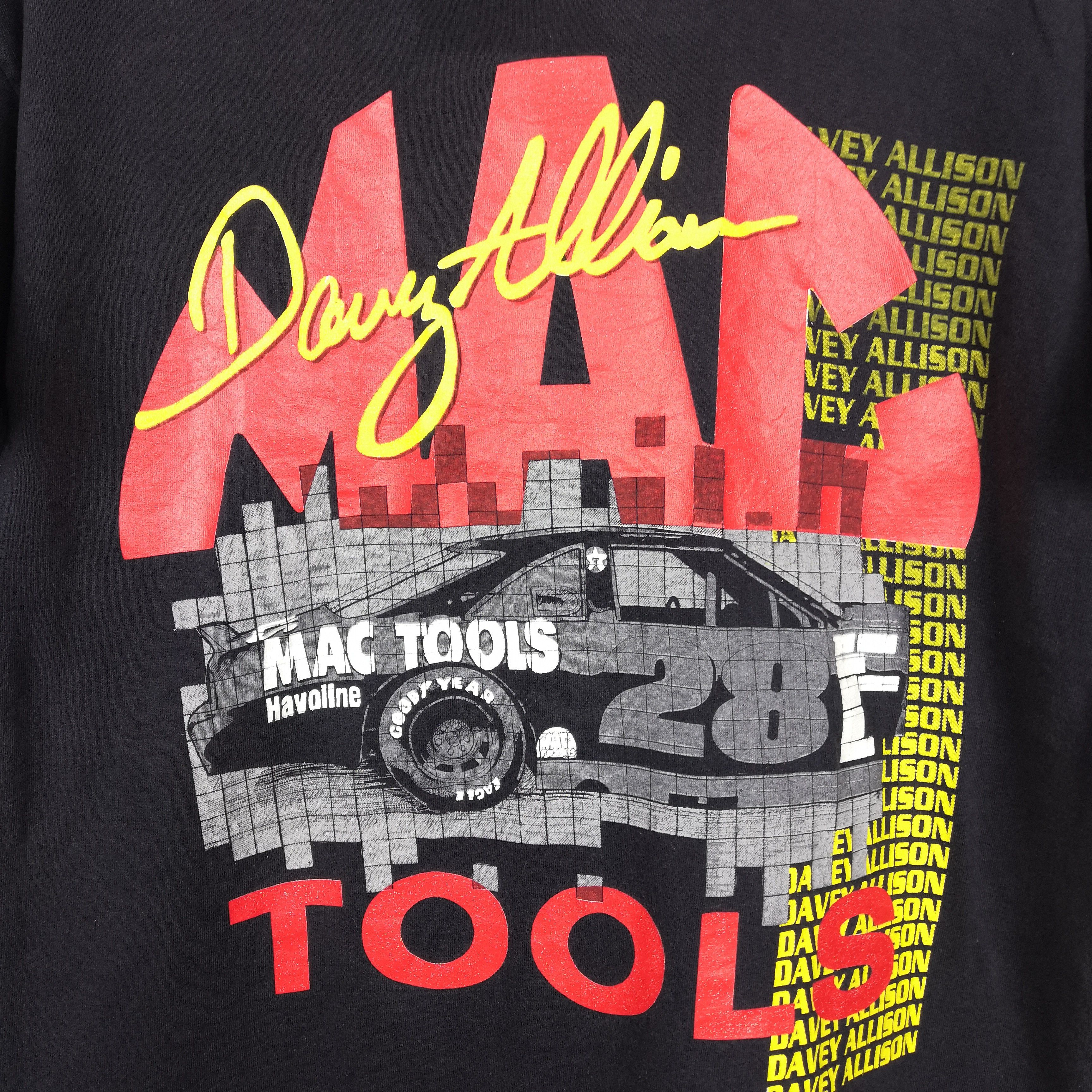 NASCAR × Vintage Vintage Davey Allison MAC Tools T-Shirt Havoline Goodyear Size US L / EU 52-54 / 3 - 3 Thumbnail