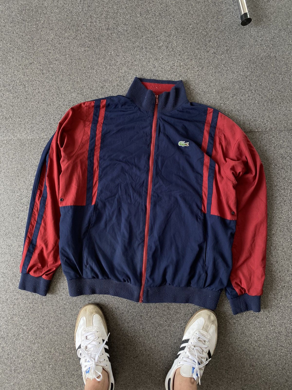 Lacoste × Vintage Vintage Lacoste Track Jacket Size US L / EU 52-54 / 3 - 1 Thumbnail