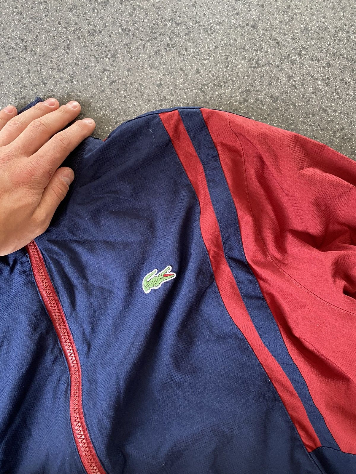 Lacoste × Vintage Vintage Lacoste Track Jacket Size US L / EU 52-54 / 3 - 3 Thumbnail