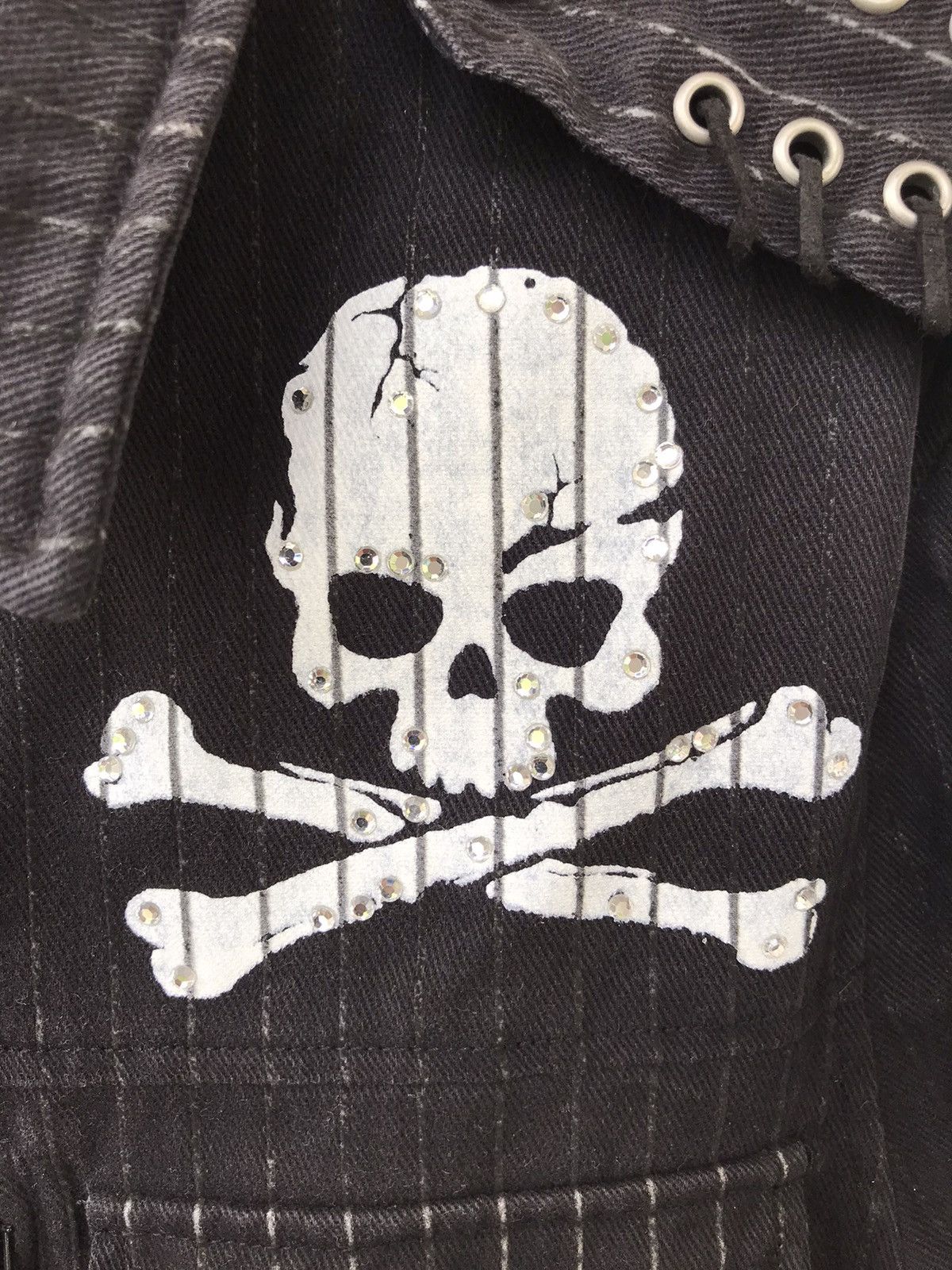 Japanese Brand Euphuistic Japan Skull Punk Streetwear Rockstar Jacket Size US L / EU 52-54 / 3 - 5 Thumbnail