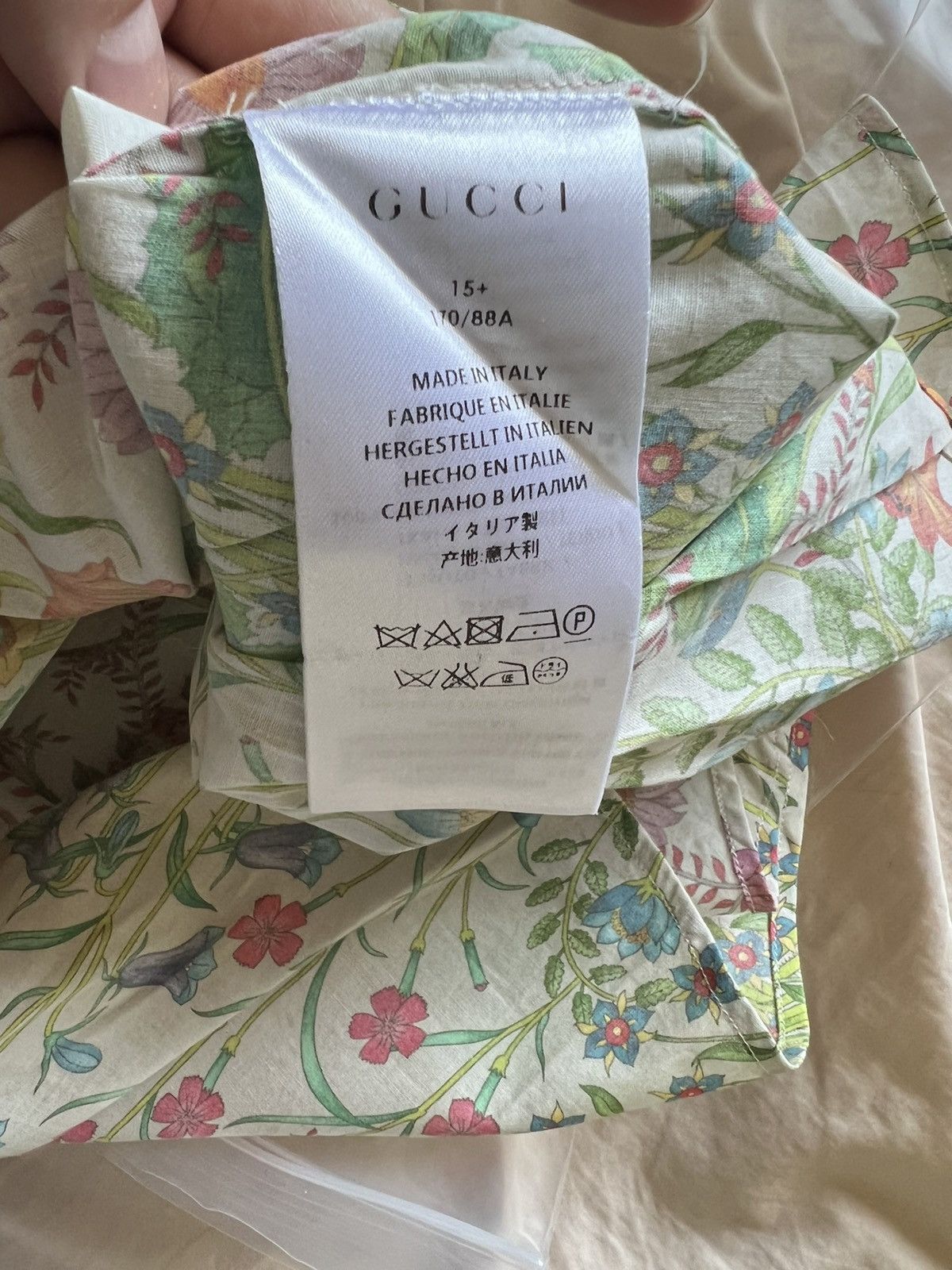 Gucci Rare-floral shirt By Alexandre Michelle Size US M / EU 48-50 / 2 - 7 Thumbnail