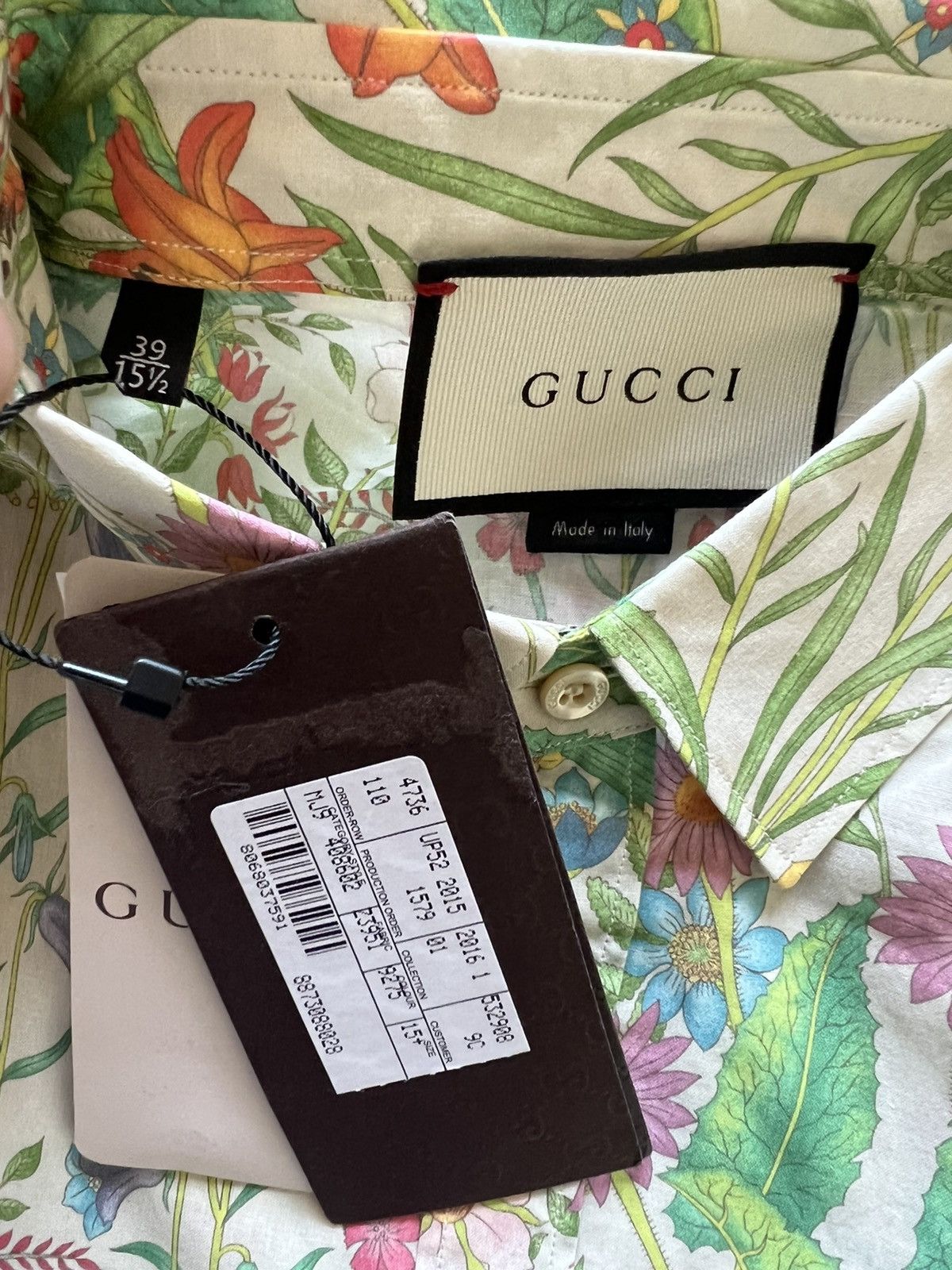 Gucci Rare-floral shirt By Alexandre Michelle Size US M / EU 48-50 / 2 - 5 Thumbnail