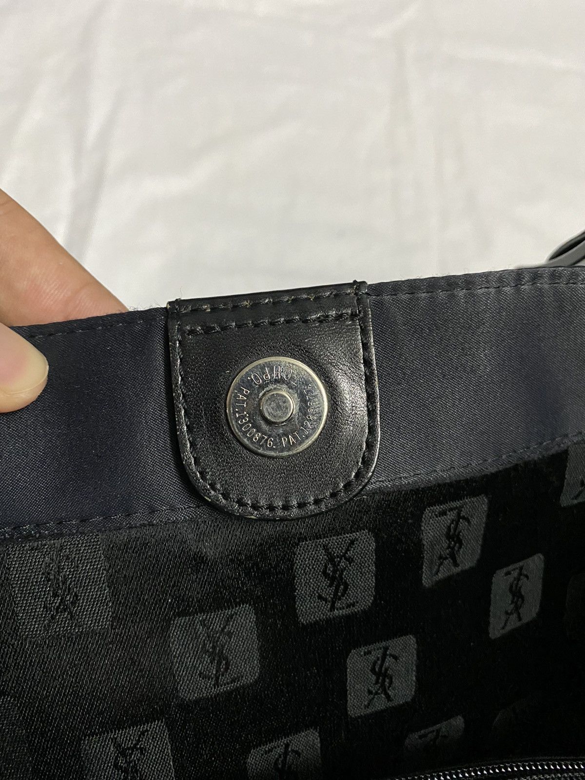 Vintage × Yves Saint Laurent Vintage YvesSaintLaurent BigLogo Totebag Size ONE SIZE - 9 Thumbnail
