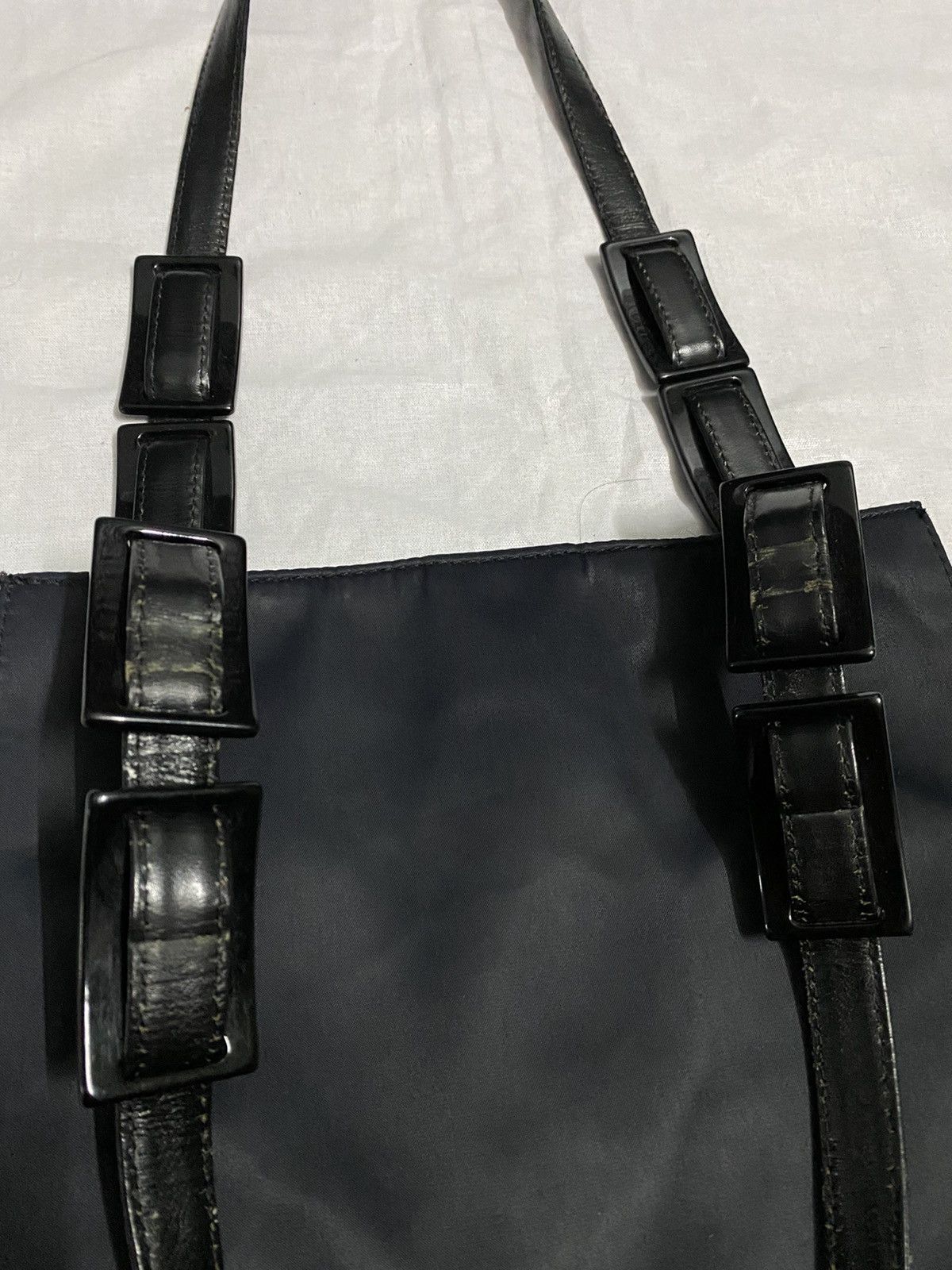 Vintage × Yves Saint Laurent Vintage YvesSaintLaurent BigLogo Totebag Size ONE SIZE - 7 Thumbnail