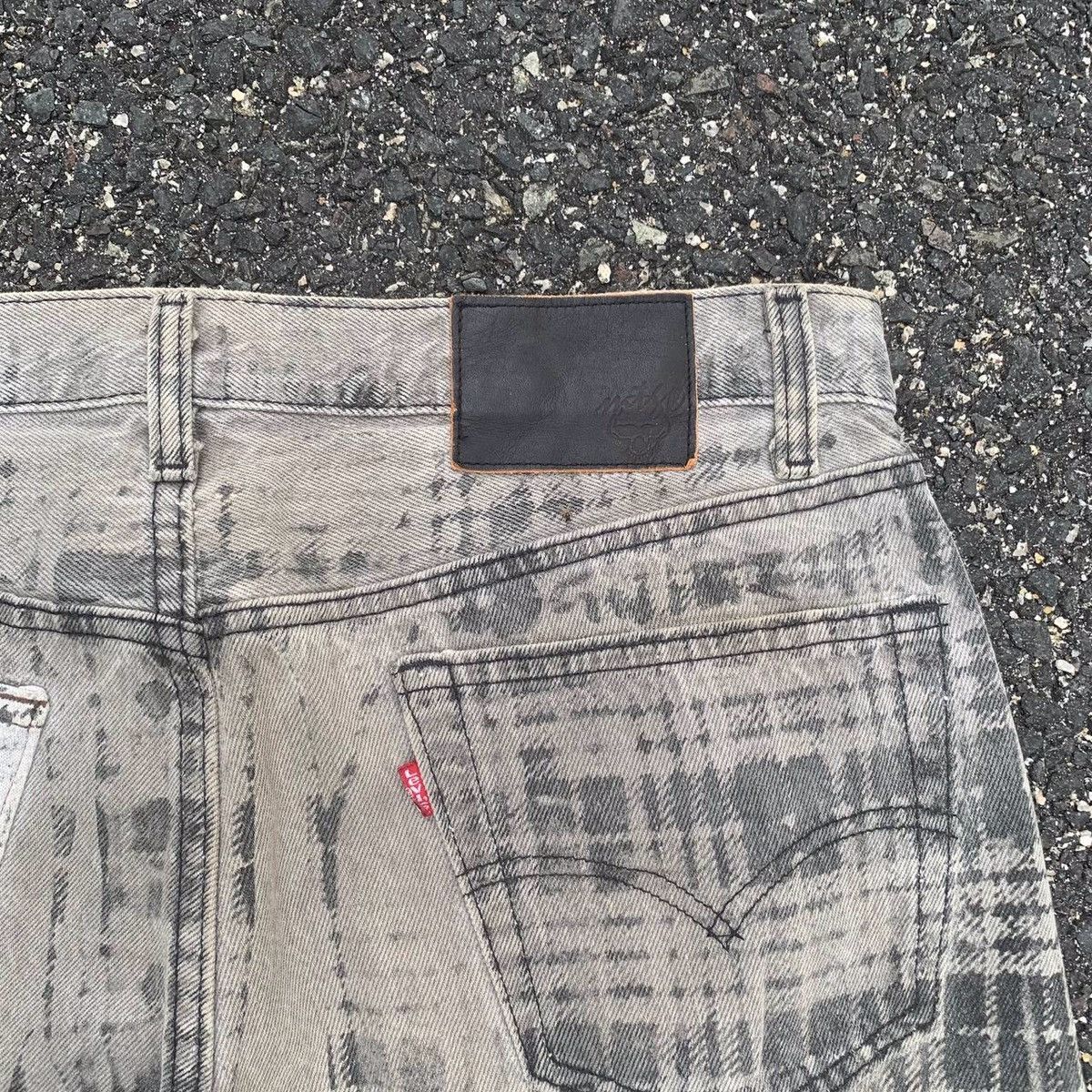 Levi's × Vintage 💥RARE! Levi’s x Montage Crowd Denim Faded Pants Art Size US 35 - 14 Thumbnail