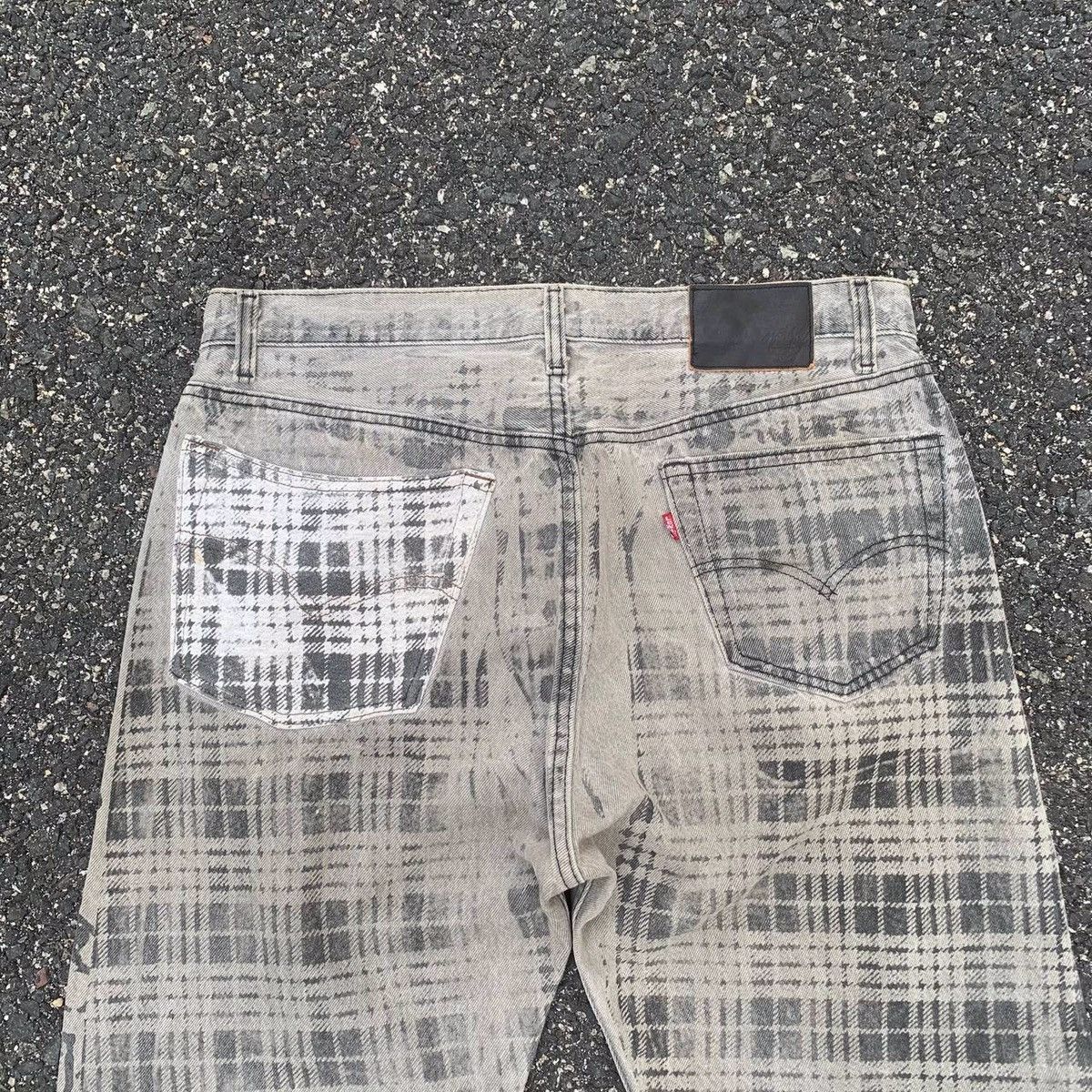 Levi's × Vintage 💥RARE! Levi’s x Montage Crowd Denim Faded Pants Art Size US 35 - 13 Thumbnail