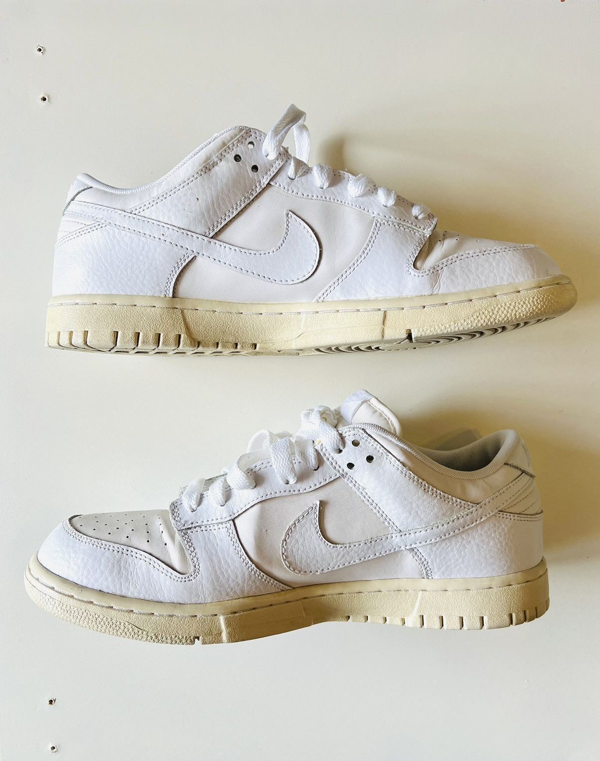 Nike Nike Dunk Low Triple White Size US 10 / EU 43 - 3 Thumbnail