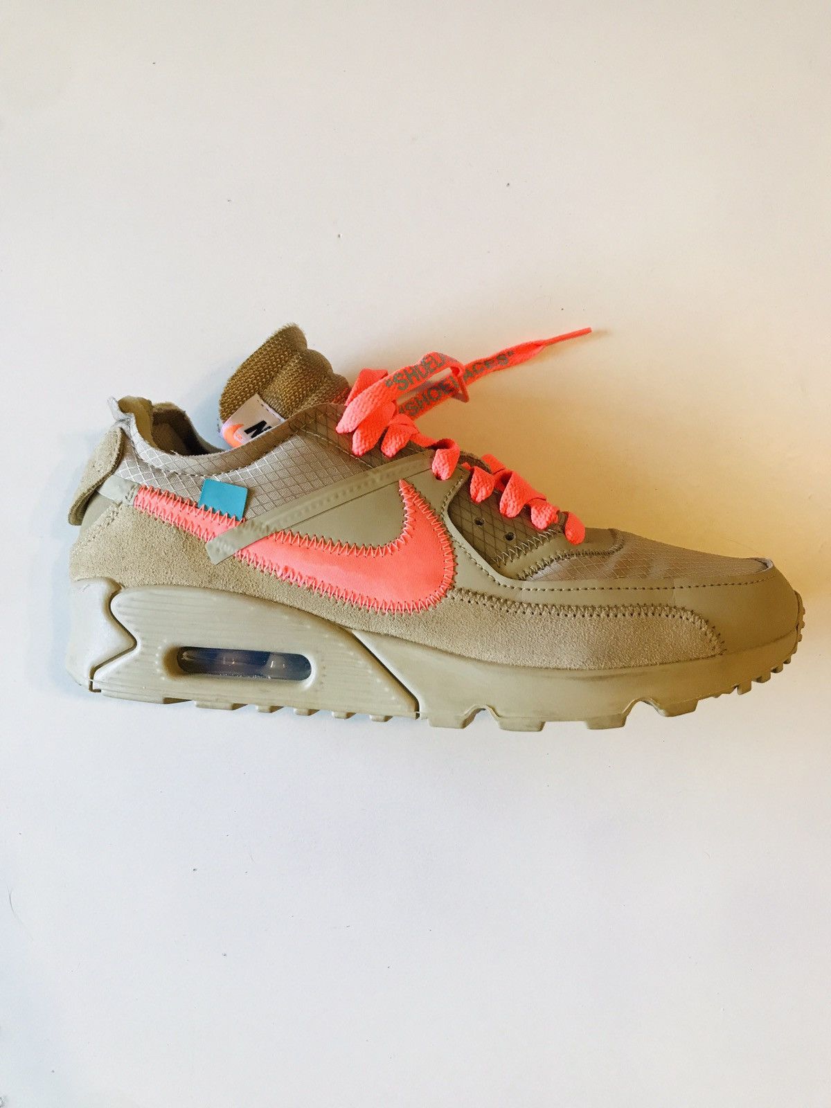 Pre owned Nike X Off White Off white X Air Max 90 Desert Ore 2019 Shoes ModeSens