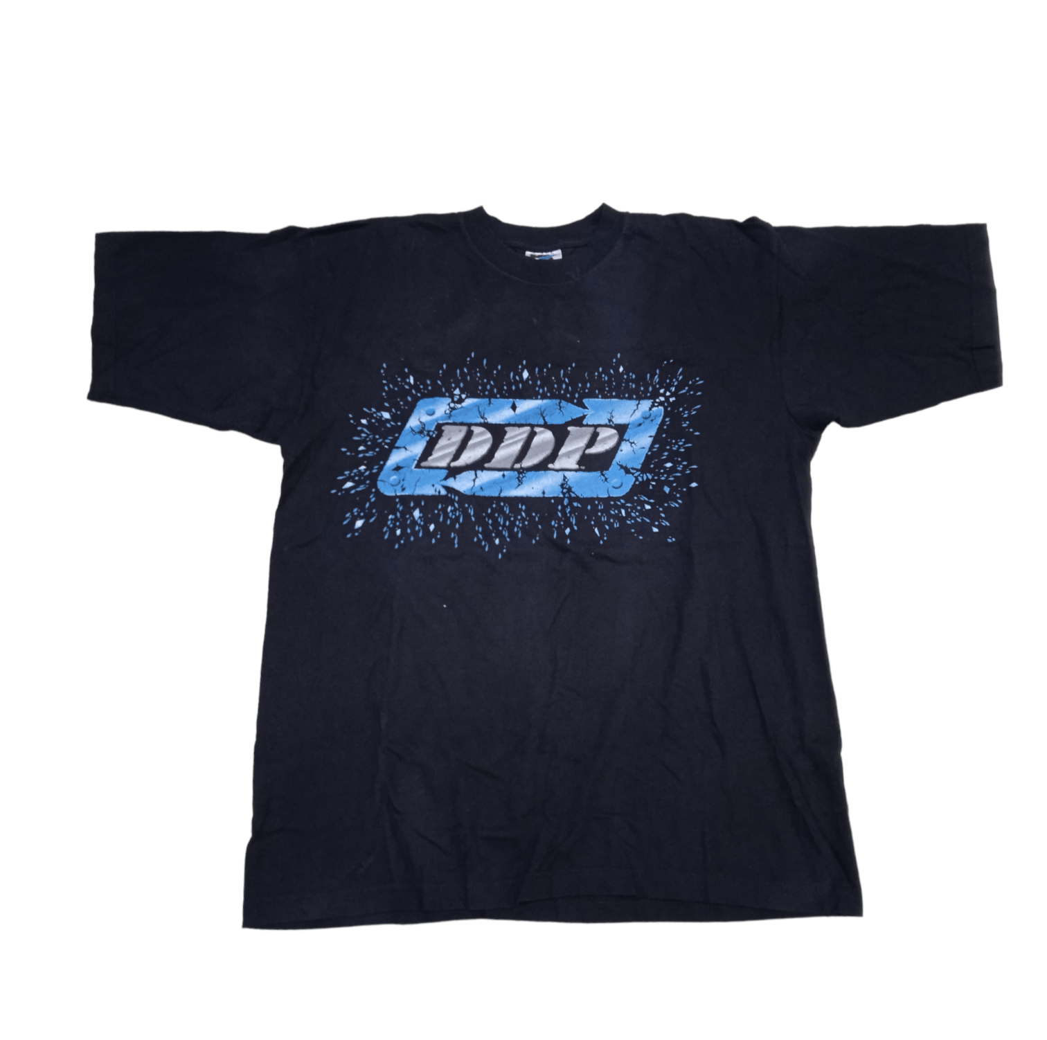 image of Vintage90S Wcw Wrestling Ddp T Shirt in Black, Men's (Size Medium)