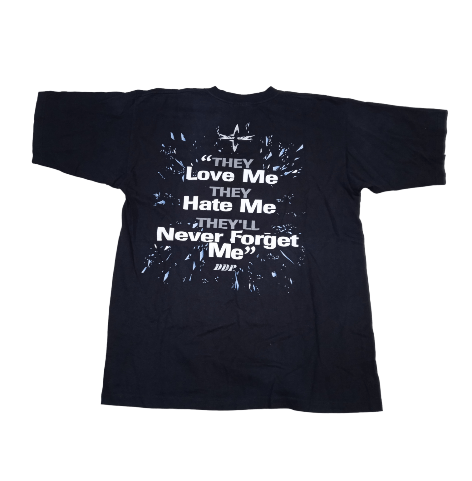 Vintage Vintage 90s WCW Wrestling DDP T Shirt Size US M / EU 48-50 / 2 - 2 Thumbnail