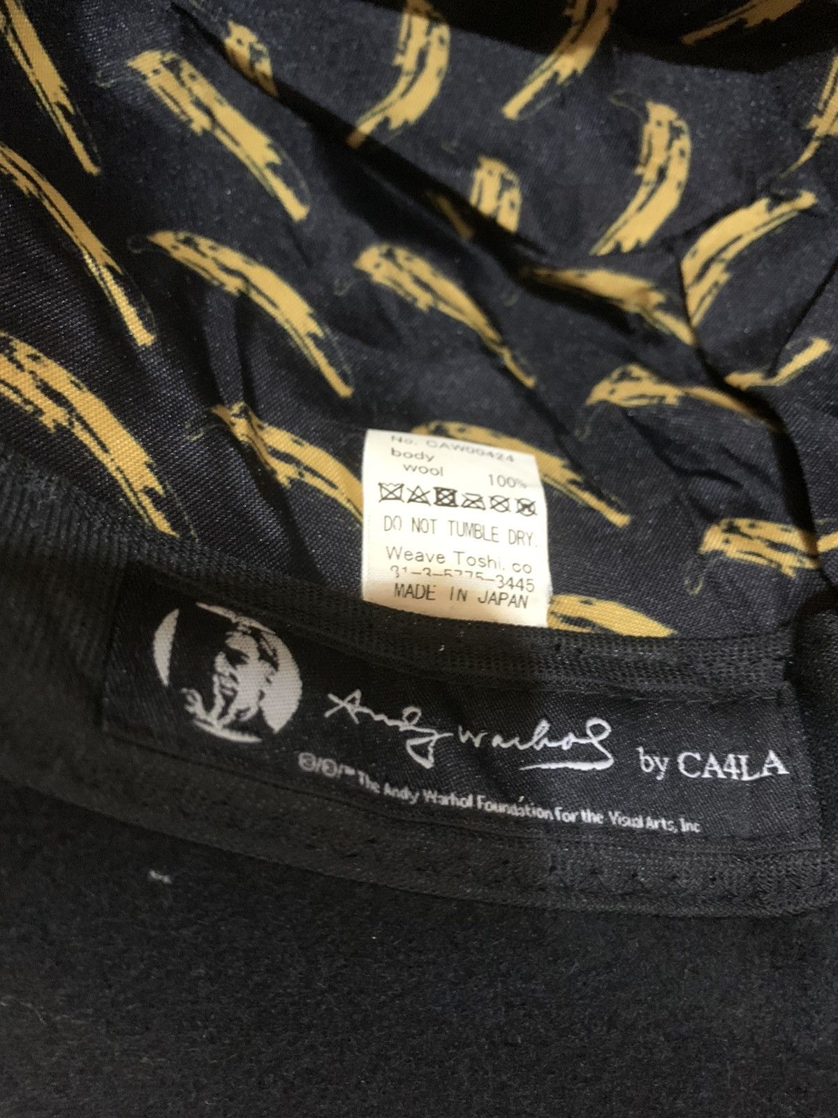 CA4LA ANDY WARHOL x CA4LA POP ARTS WOOL HAT Size ONE SIZE - 6 Thumbnail