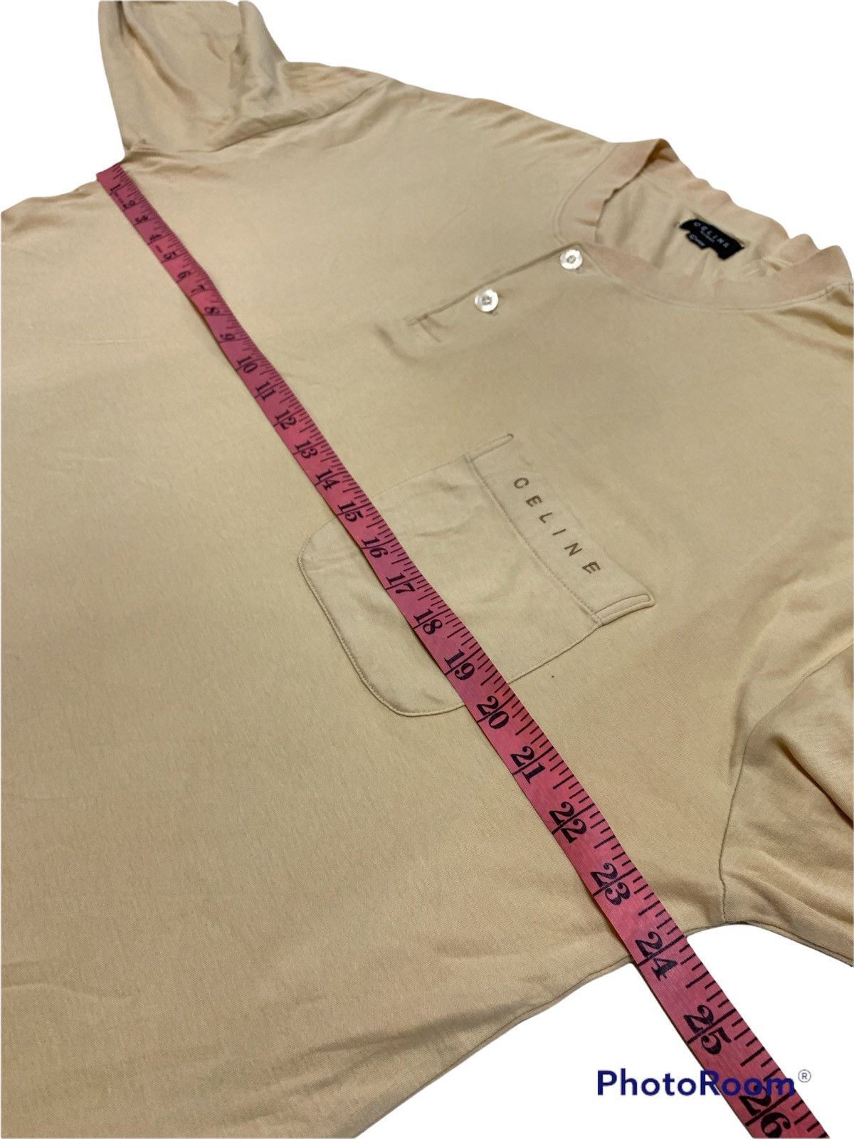 Celine × Vintage VINTAGE CELINE SINGLE POCKET LONG SLEEVES SHIRT Size US L / EU 52-54 / 3 - 5 Thumbnail